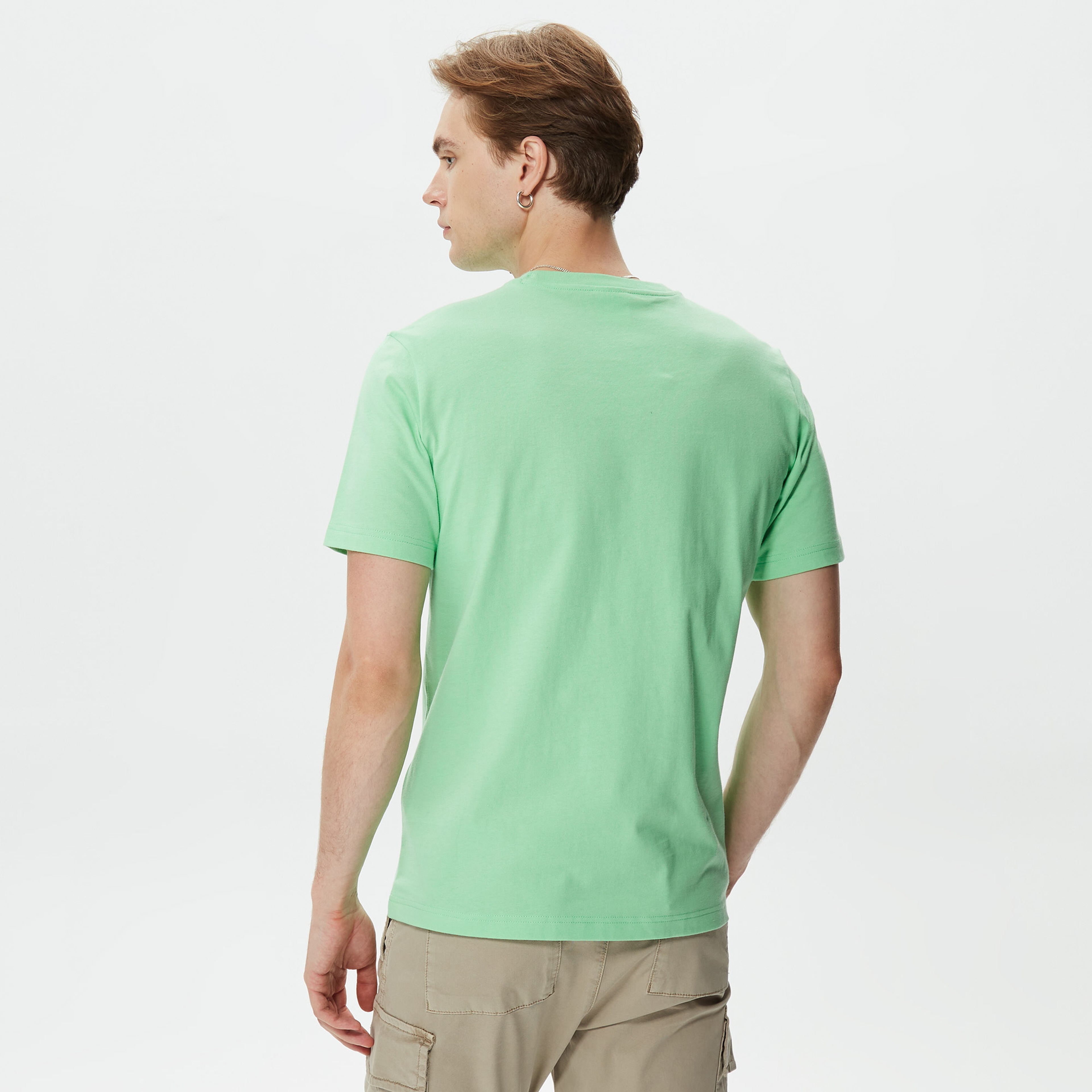 Champion Crewneck Erkek Yeşil T-Shirt