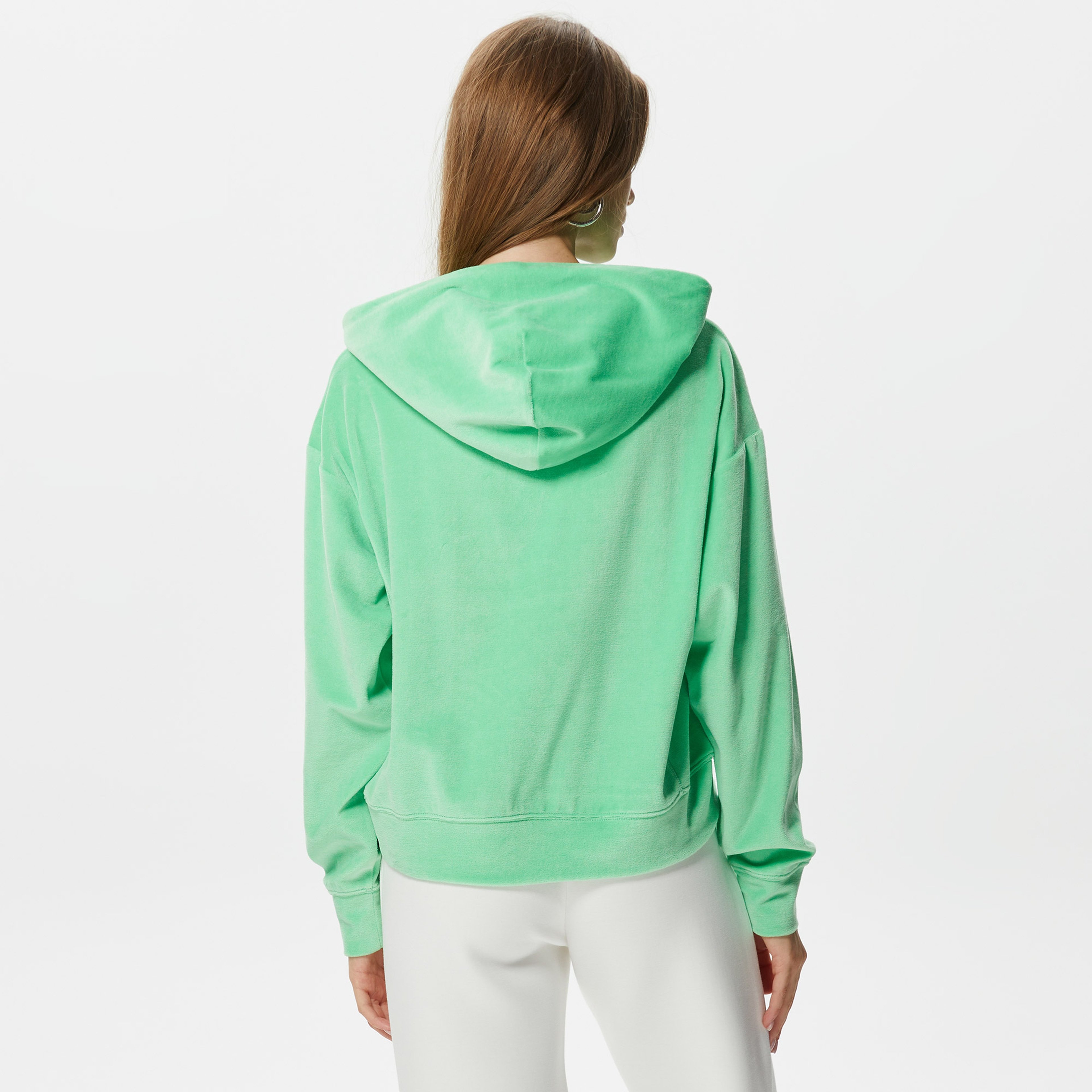 Champion Classic Kadın Yeşil Hoodie