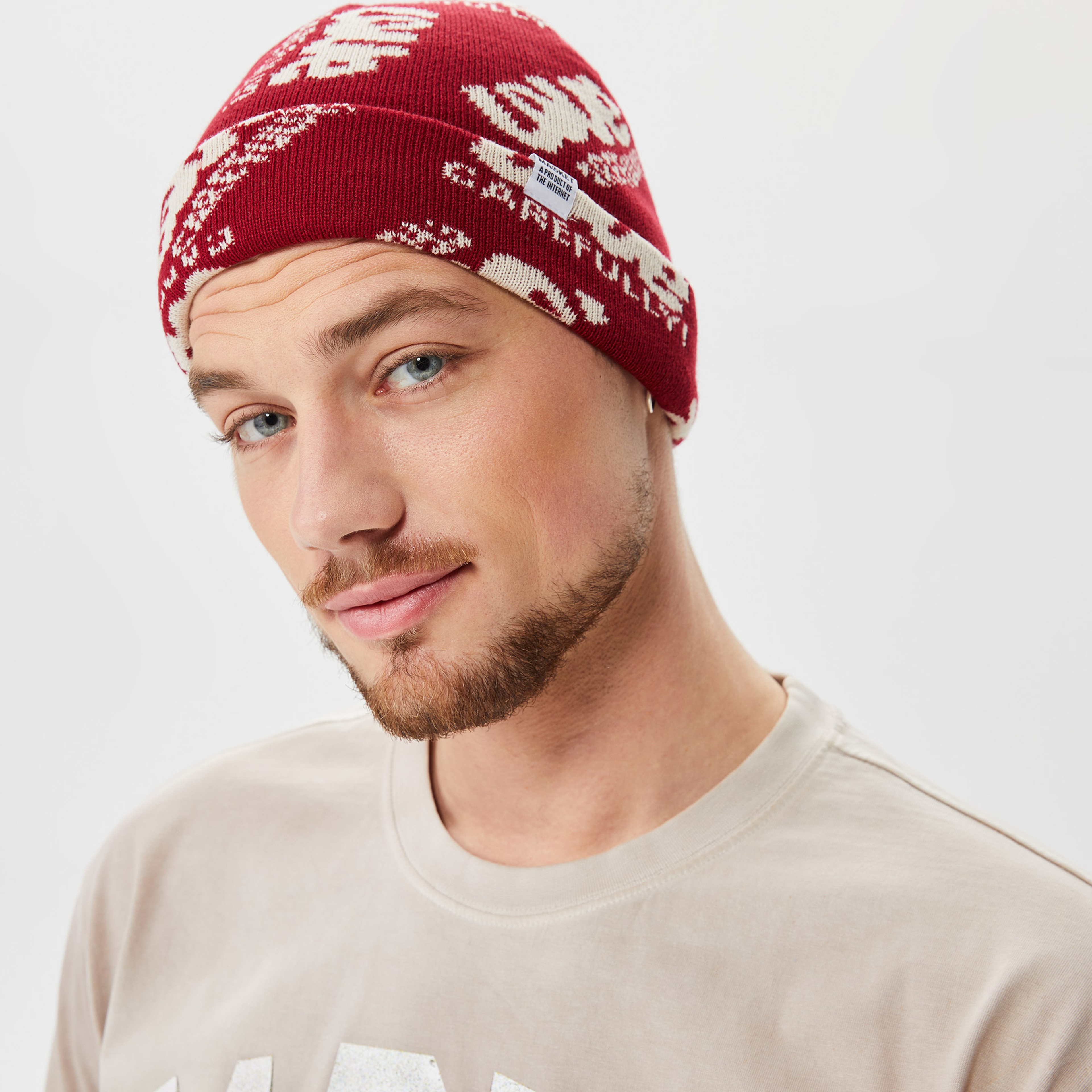 Market Love Carefully Erkek Bordo Şapka