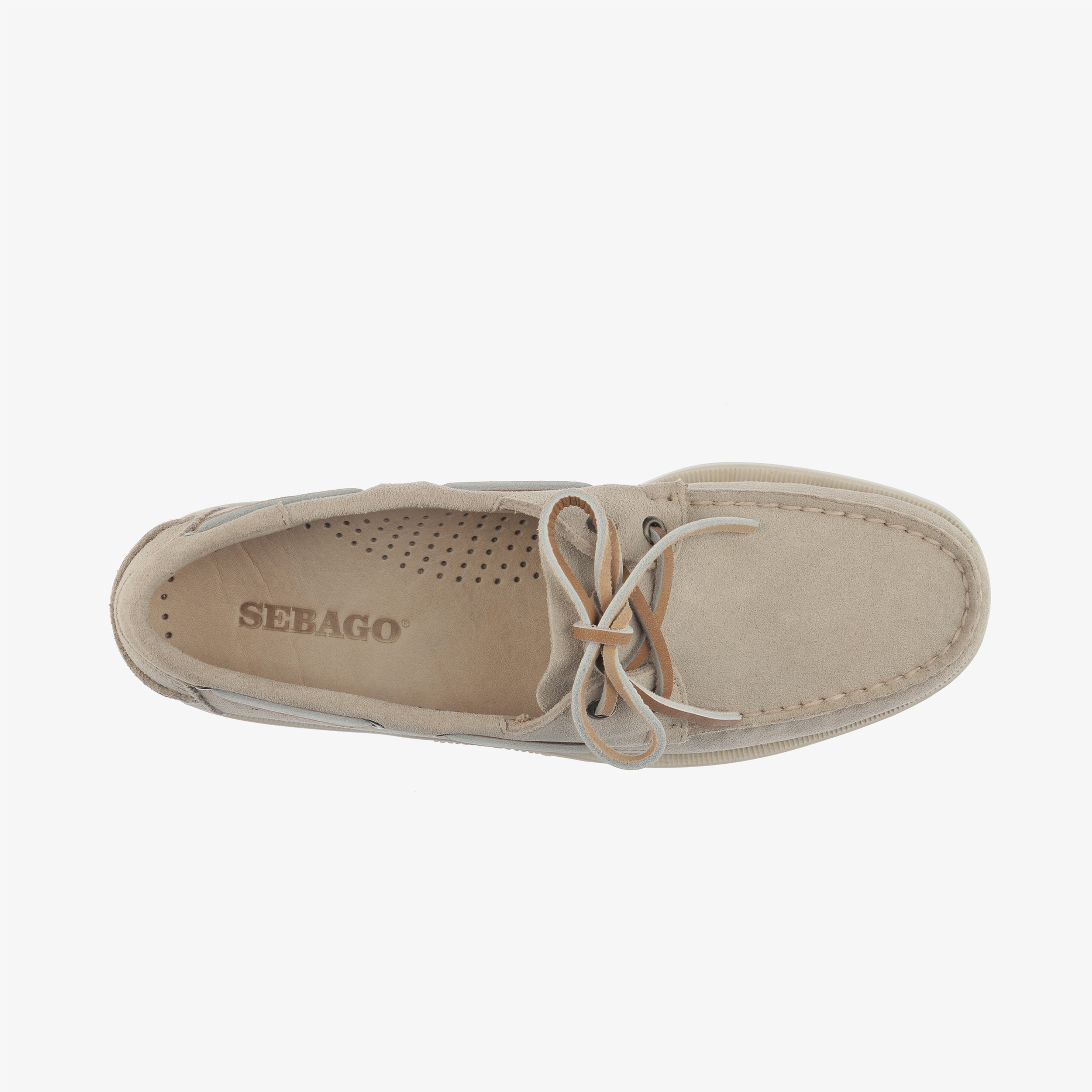 Sebago Portland Flesh Out Erkek Bej Süet Deri Ayakkabı