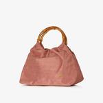 Jimba Juliette In Sandstone Silk Kadın Pembe El Çantası