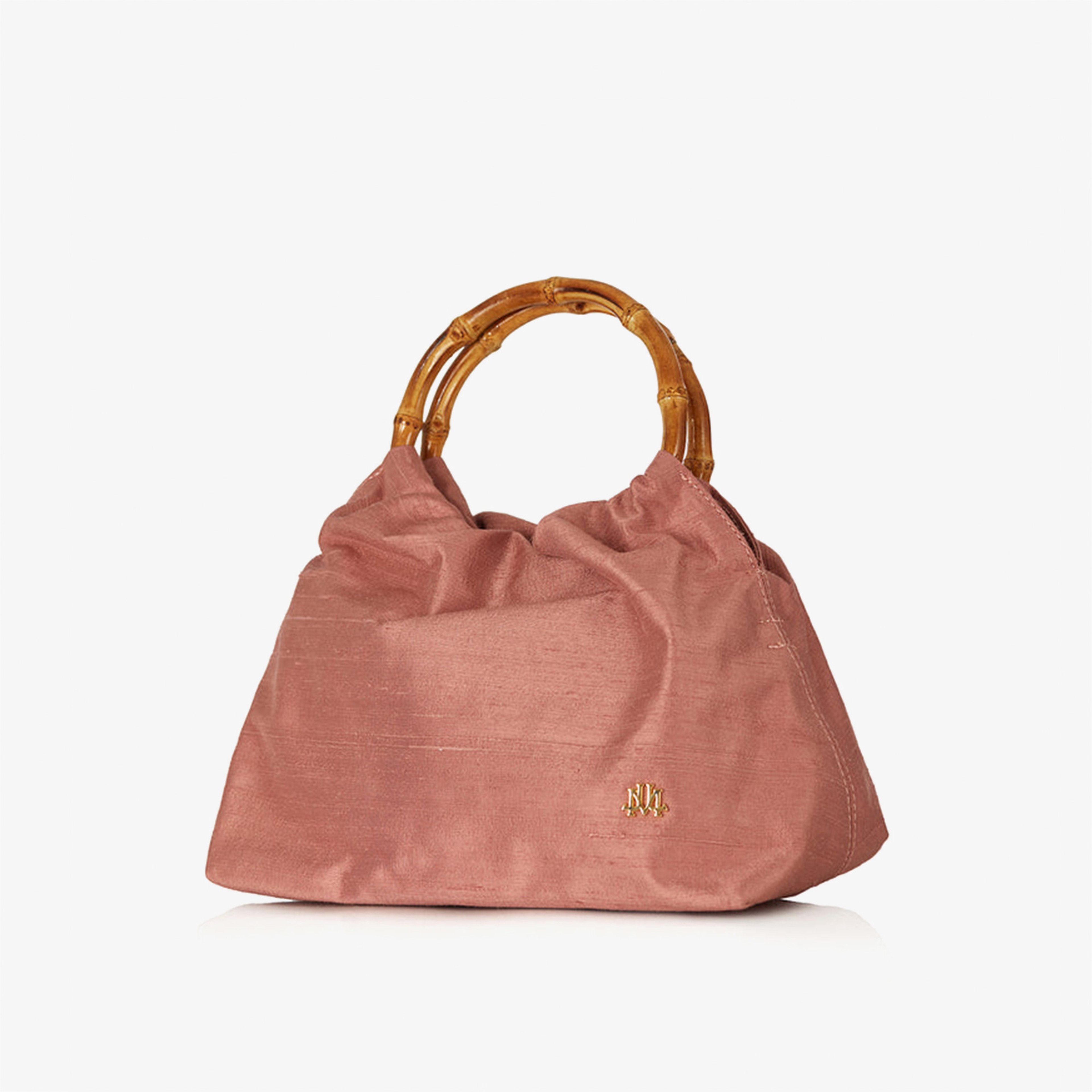 Jimba Juliette In Sandstone Silk Kadın Pembe El Çantası