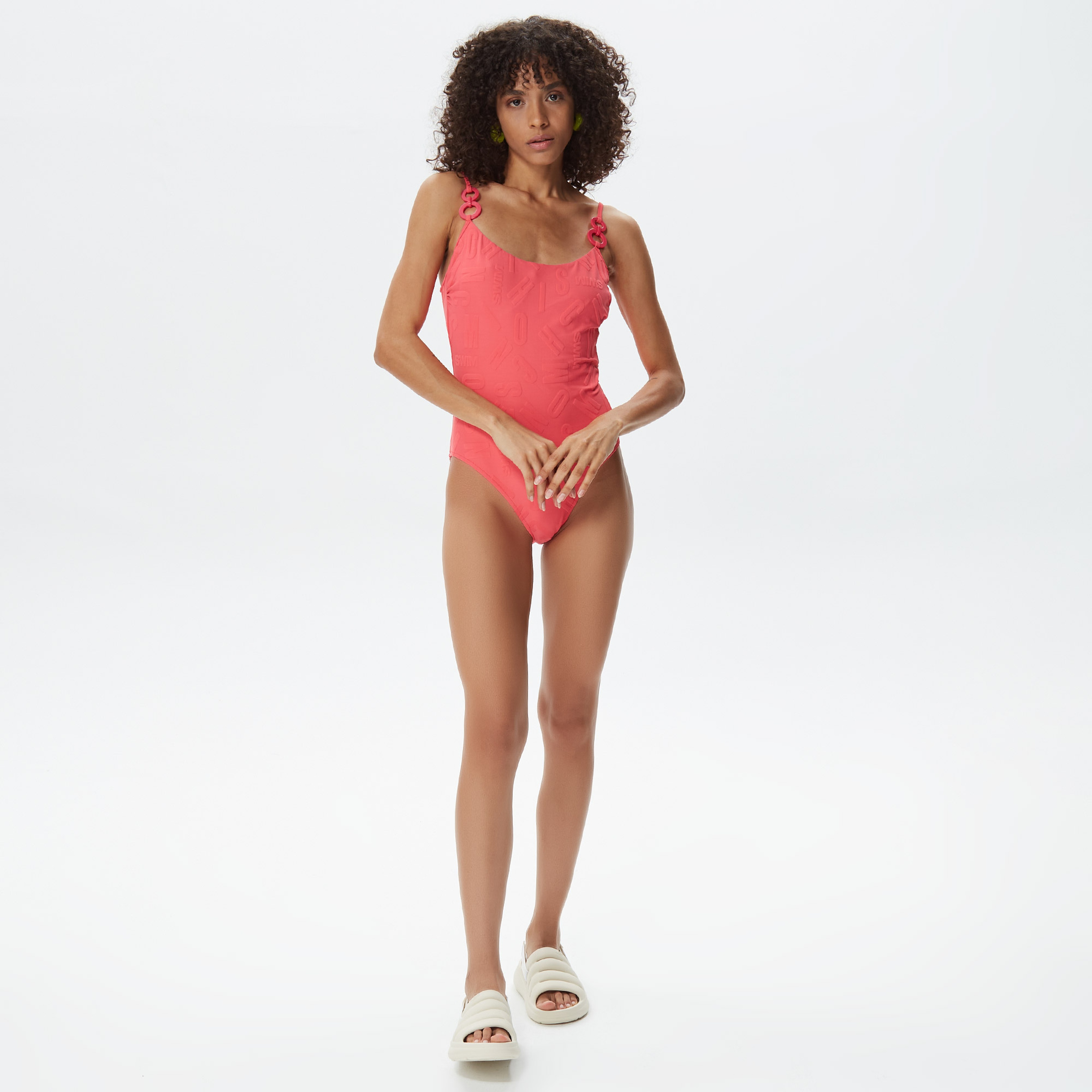 Moschino Kadın Pembe Mayo