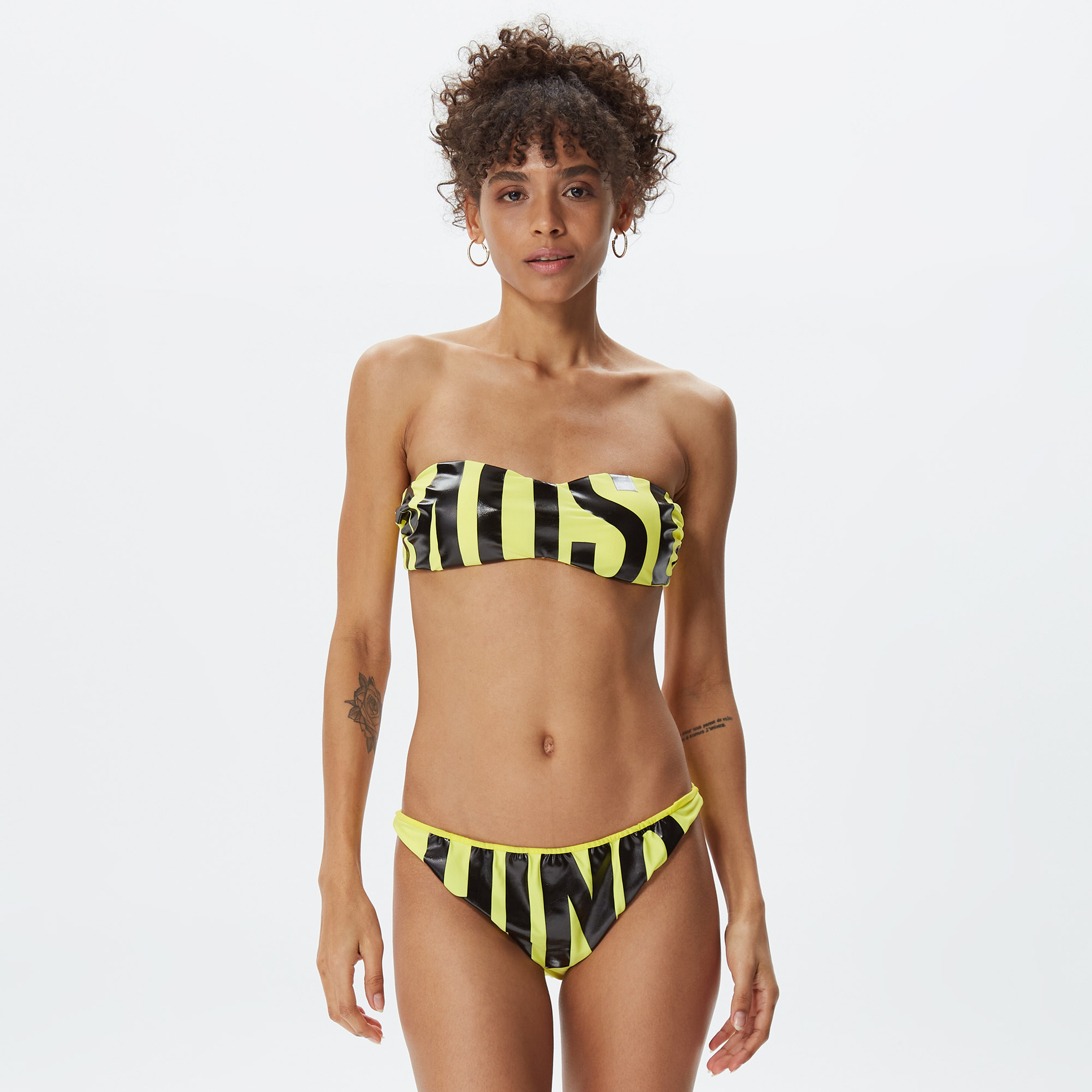 Moschino Kadın Sarı Bikini Üstü