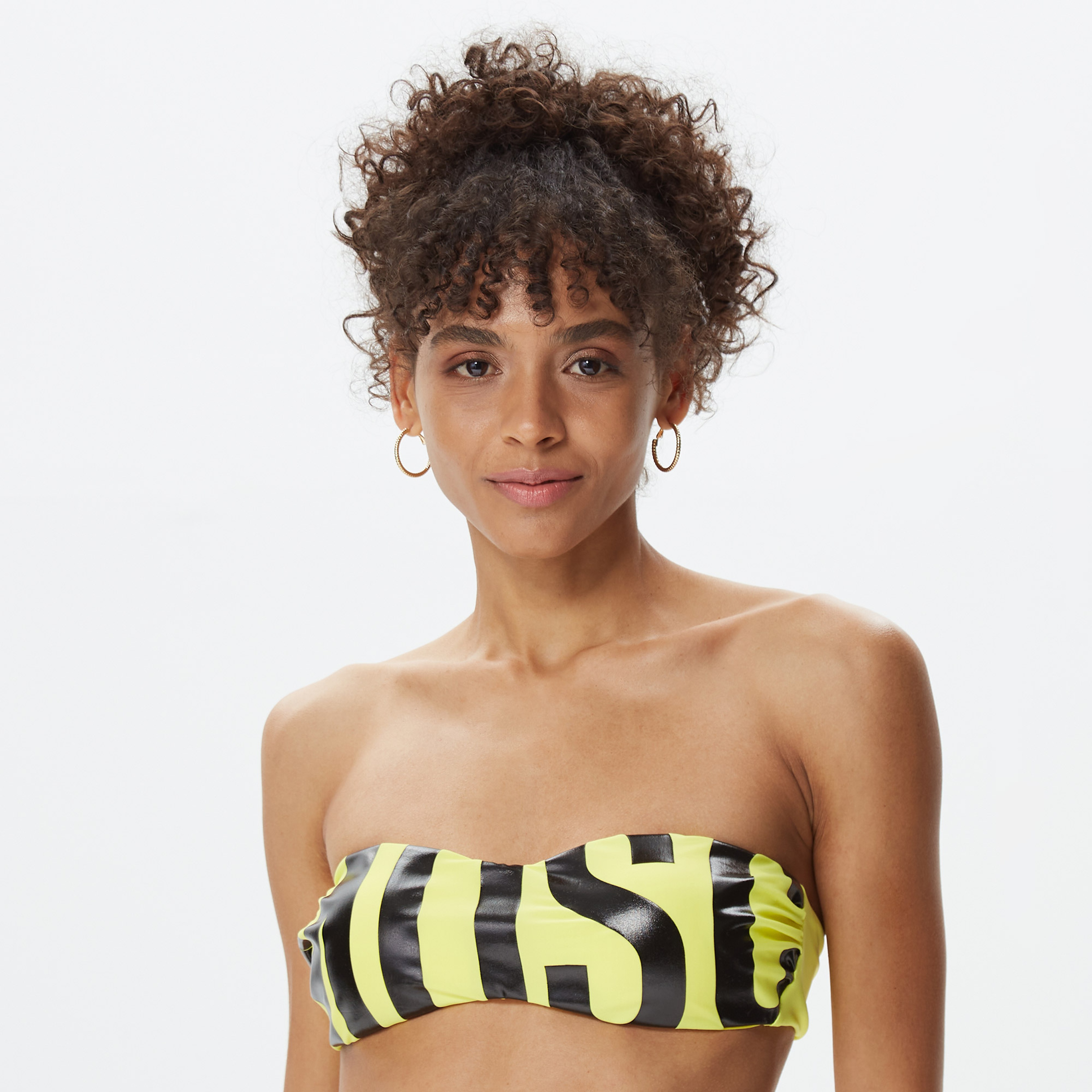 Moschino Kadın Sarı Bikini Üstü