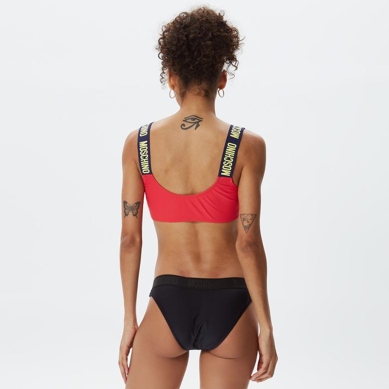 Moschino Kadın Kırmızı Bikini Üstü