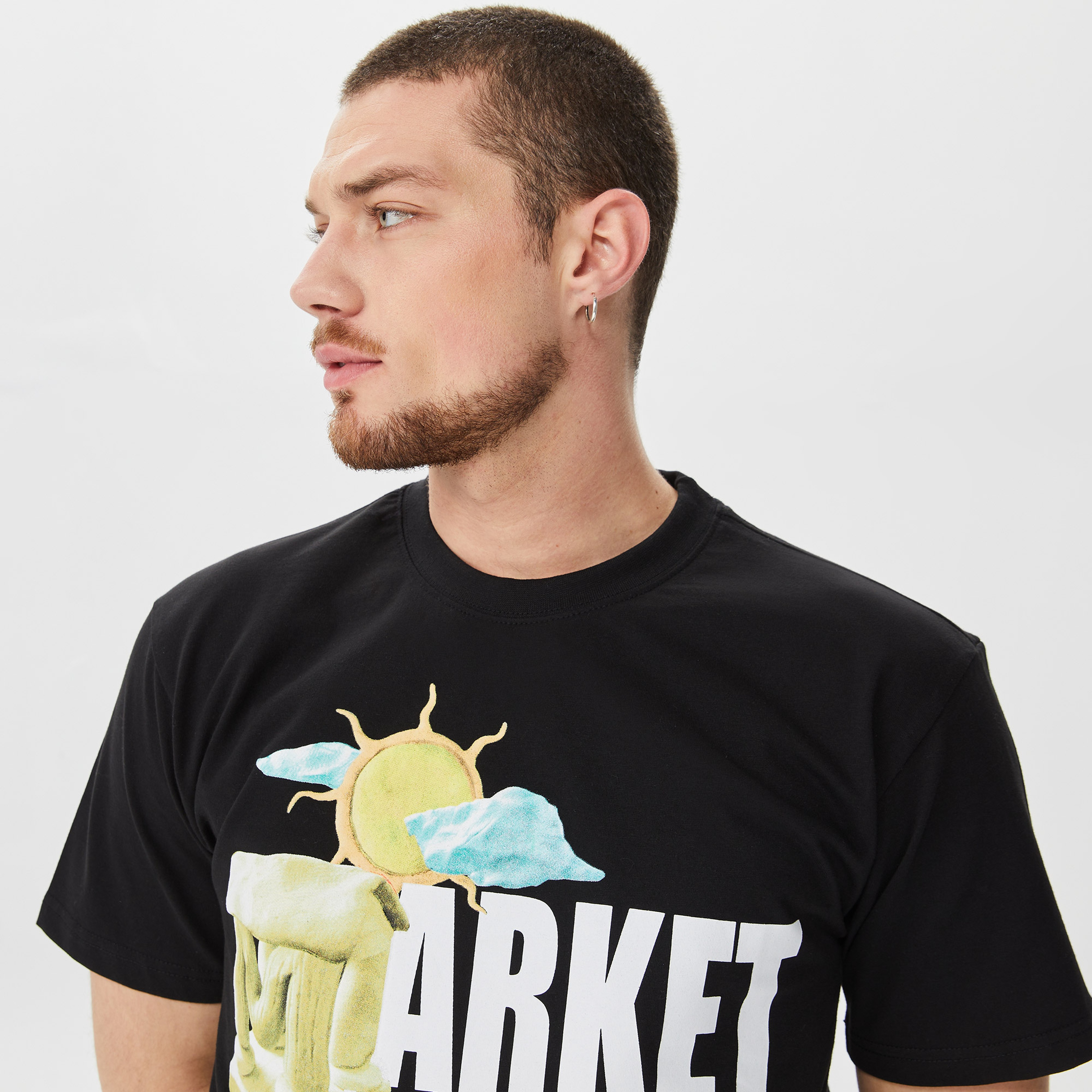 Market Institute Of The Mind Erkek Siyah T-Shirt