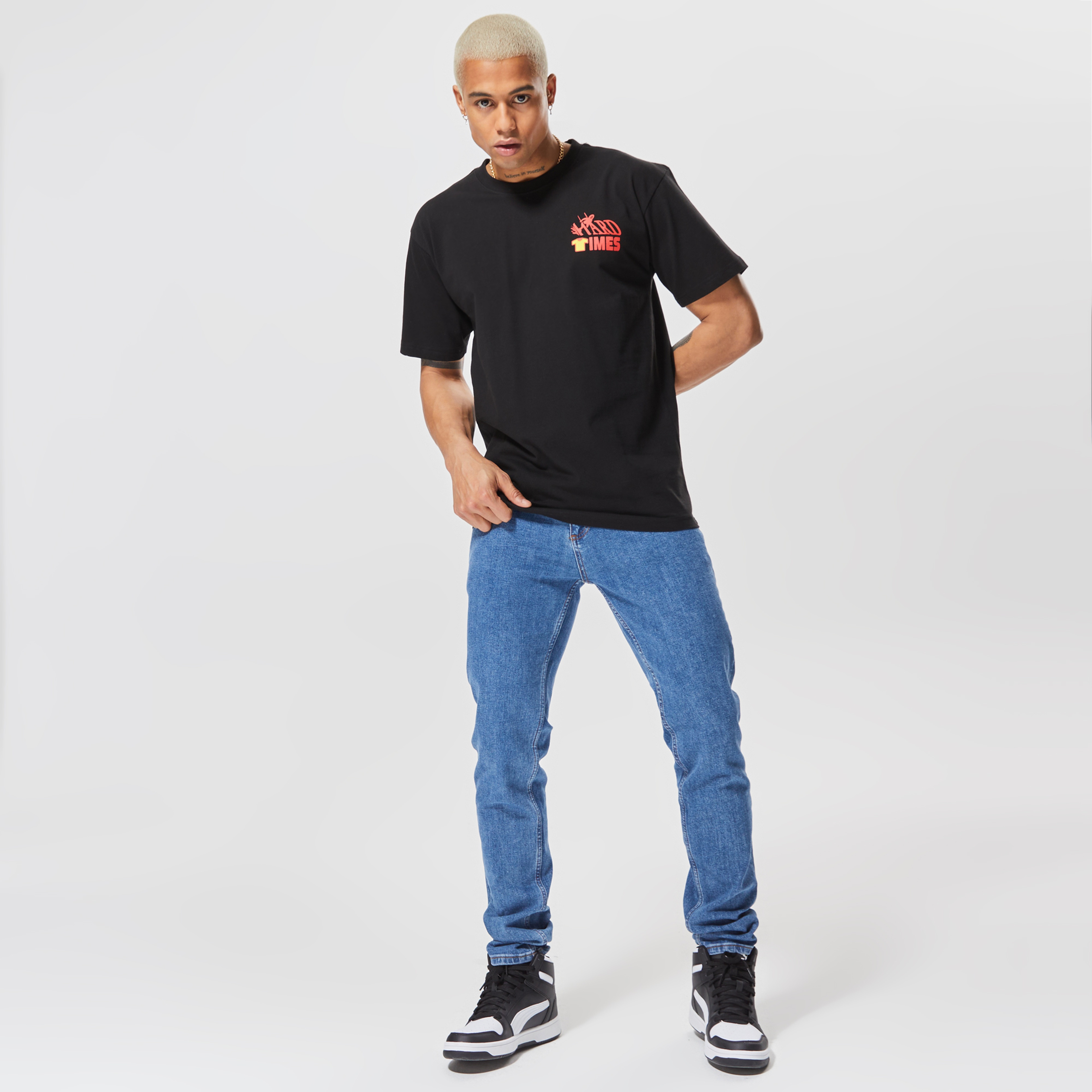 Market Hard Times Physical Therapy Erkek Siyah T-Shirt