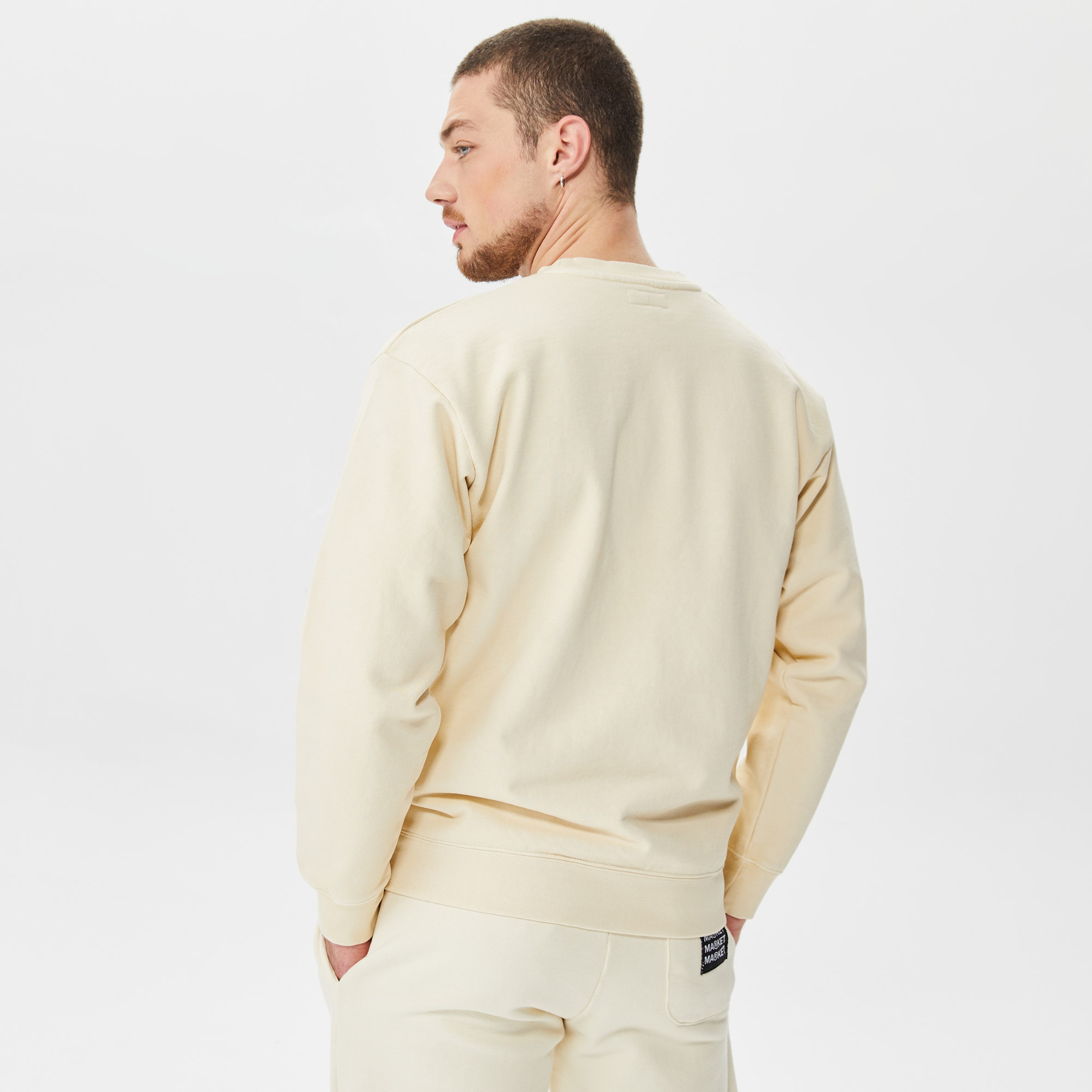 Market Institute Of The Mind Crewneck Erkek Bej Sweatshirt