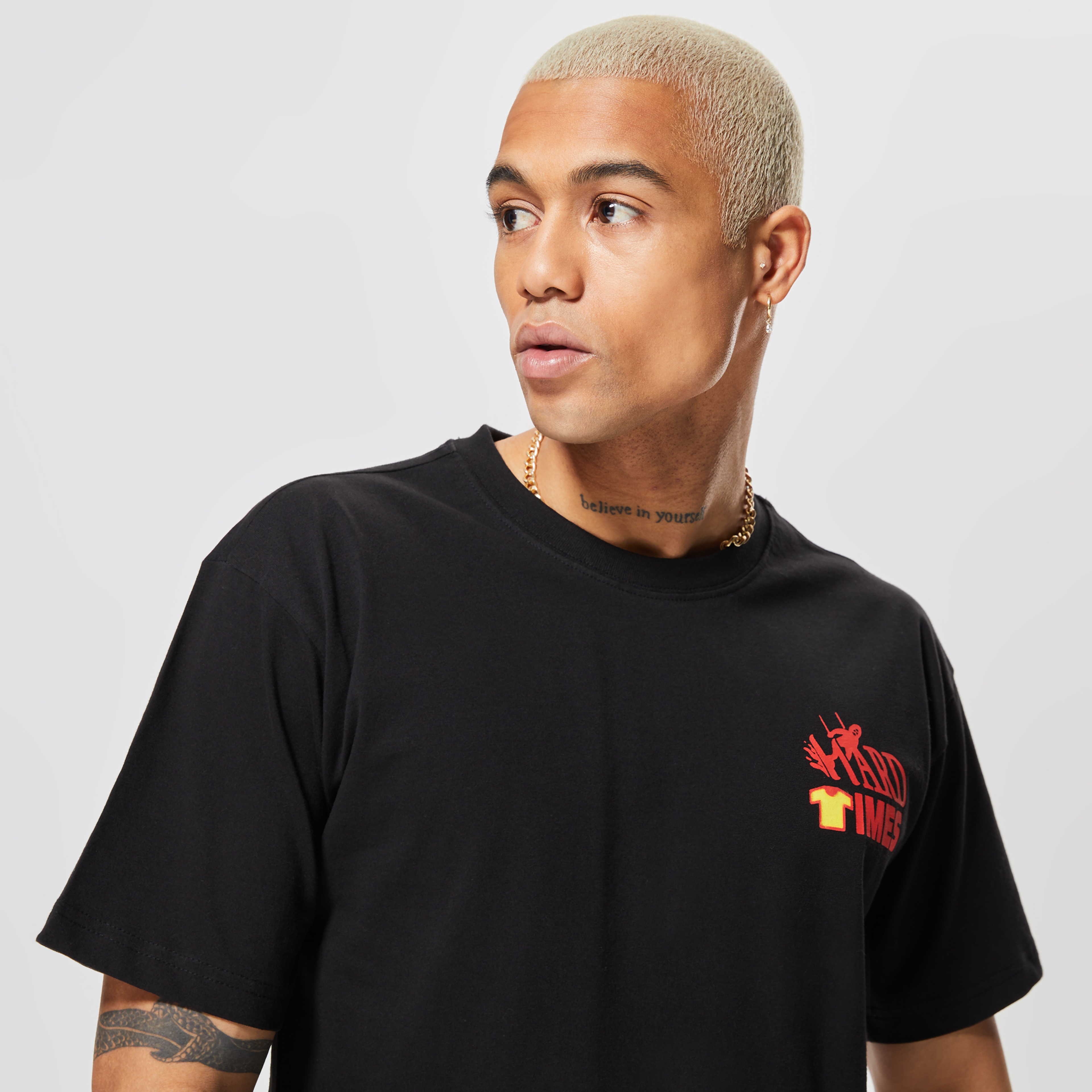 Market Hard Times Physical Therapy Erkek Siyah T-Shirt