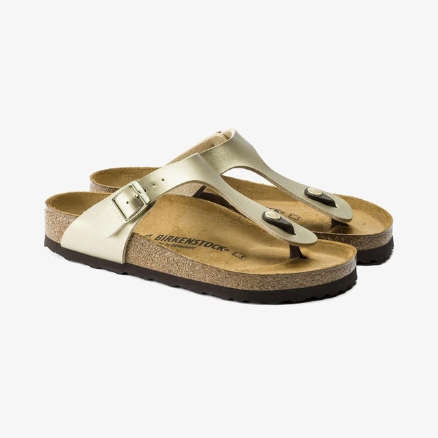 Birkenstock Birkenstock Sarı Gizeh BF Kadın Krem Terlik Occasion'da! Sarı - 3. görsel