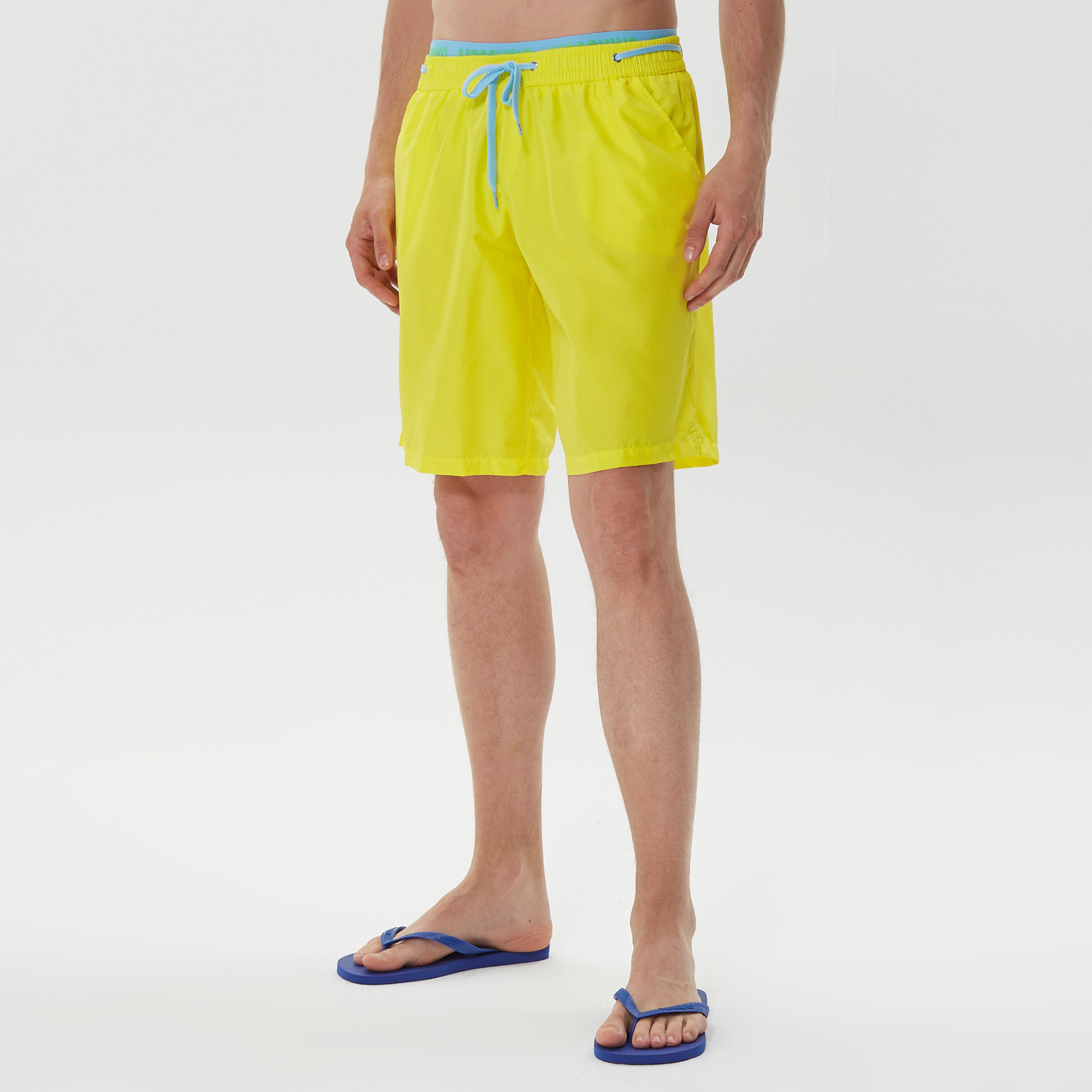 Moschino Erkek Sarı Mayo Şort