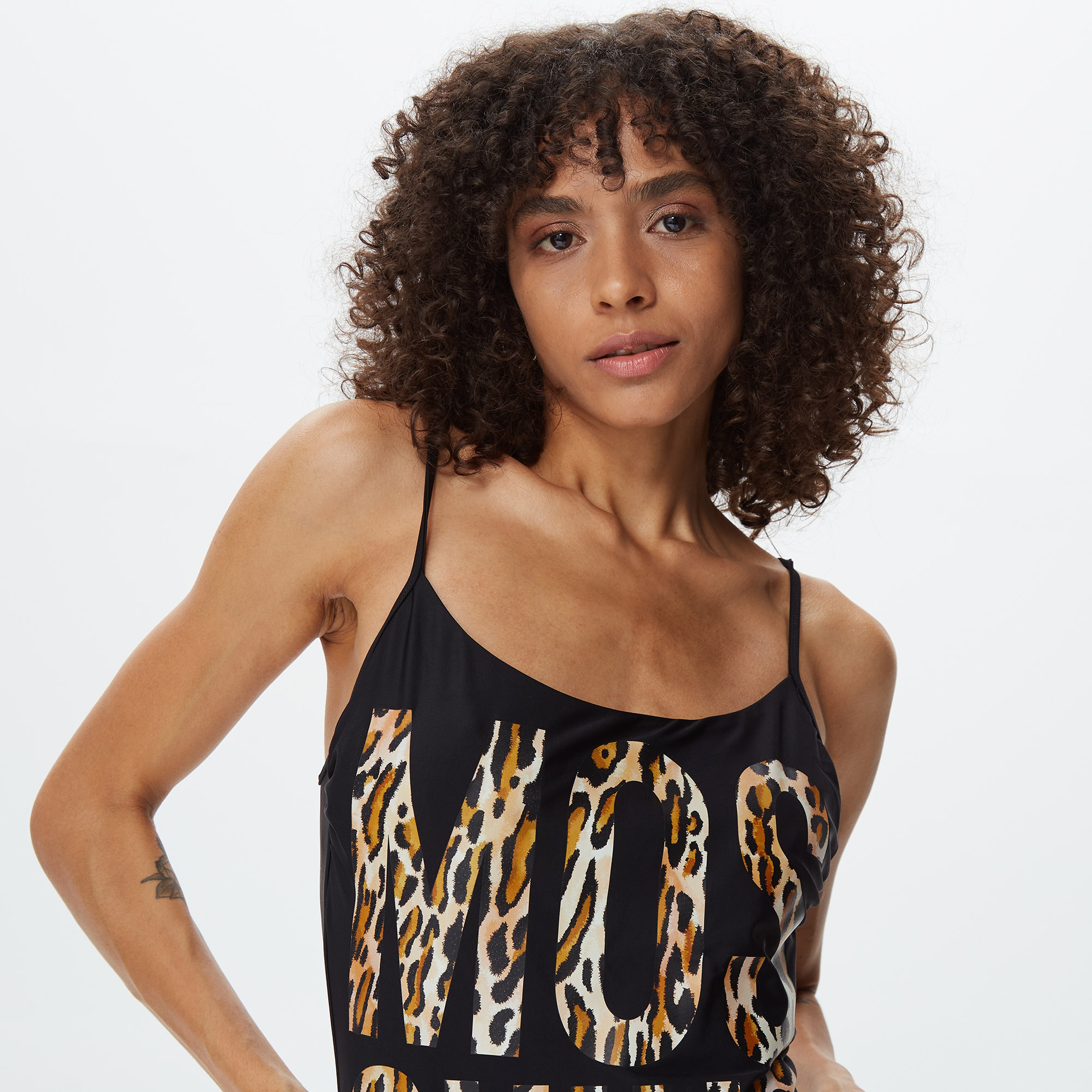 Moschino Kadın Siyah Mayo