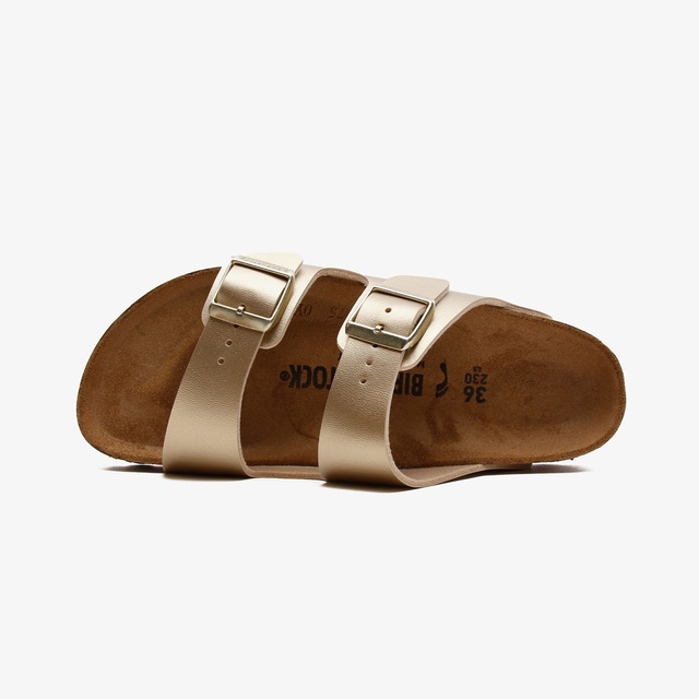 Birkenstock Altın Birkenstock Arizona Bf Kadın Terlik