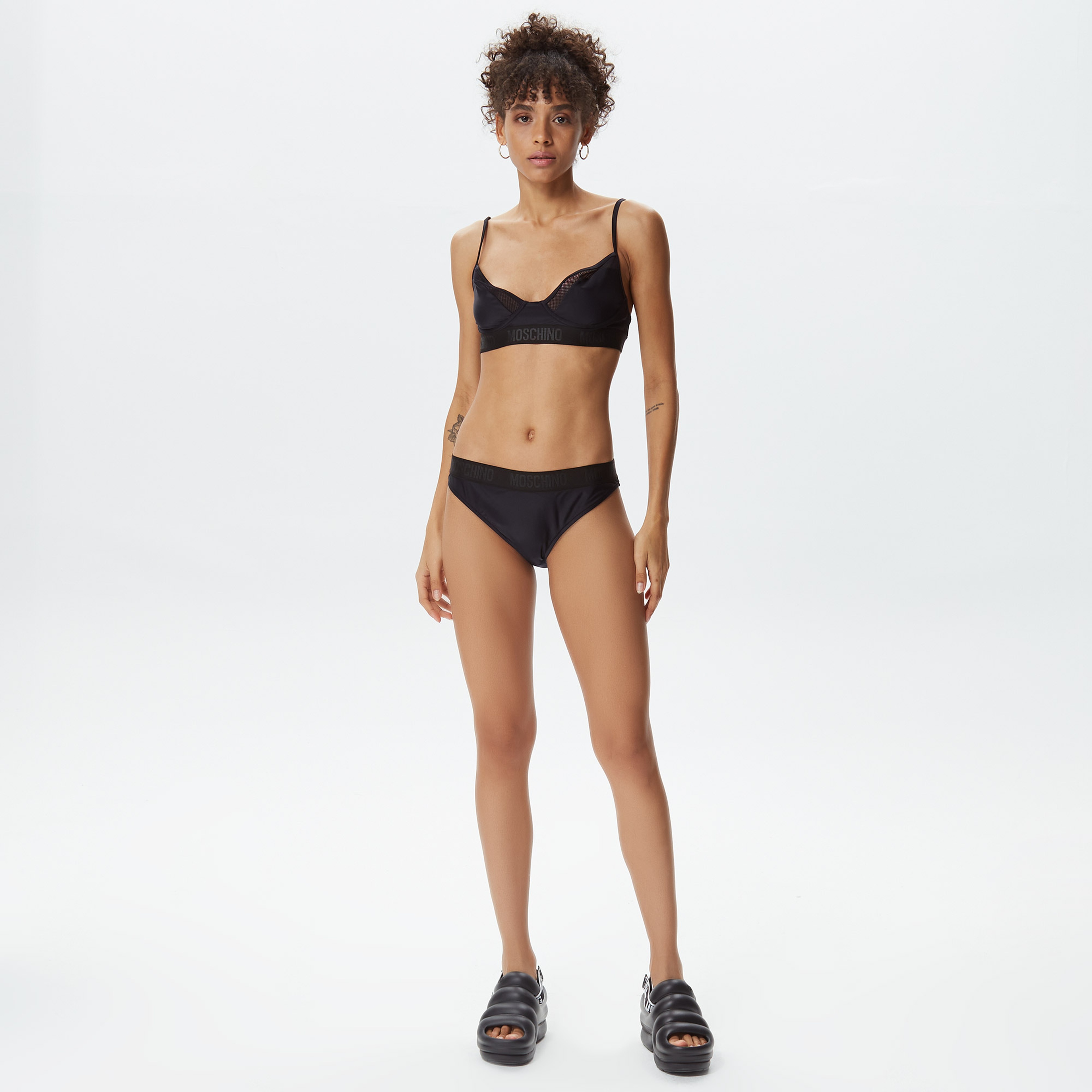 Moschino Kadın Siyah Bikini Üstü