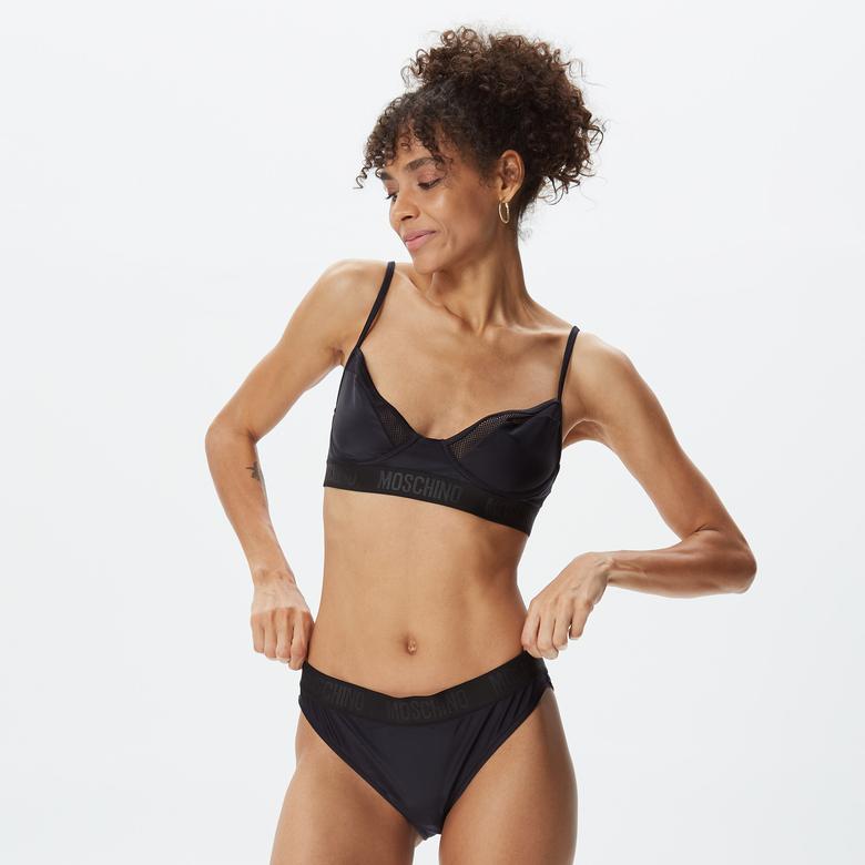 Moschino Kadın Siyah Bikini Üstü