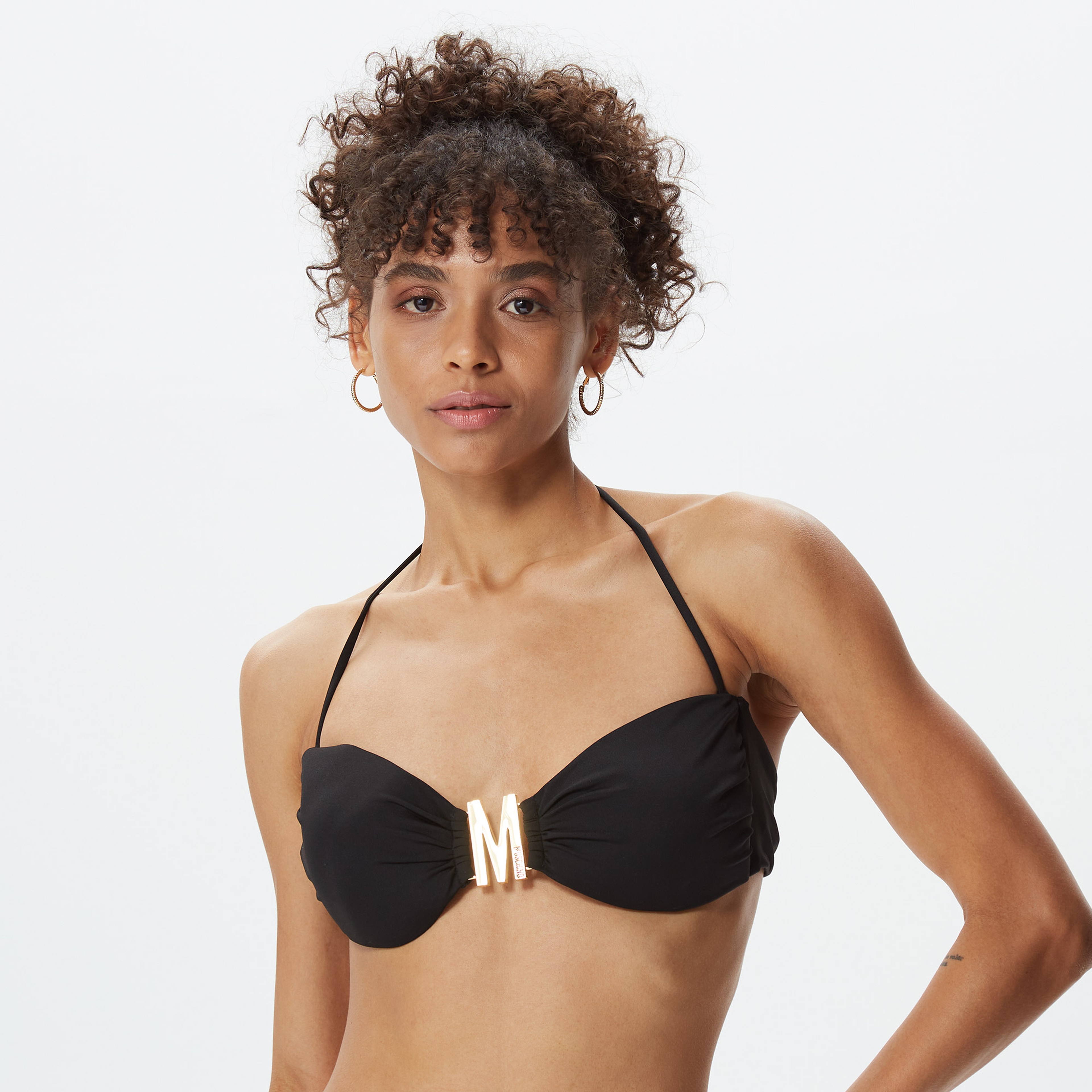 Moschino Kadın Siyah Bikini Üstü