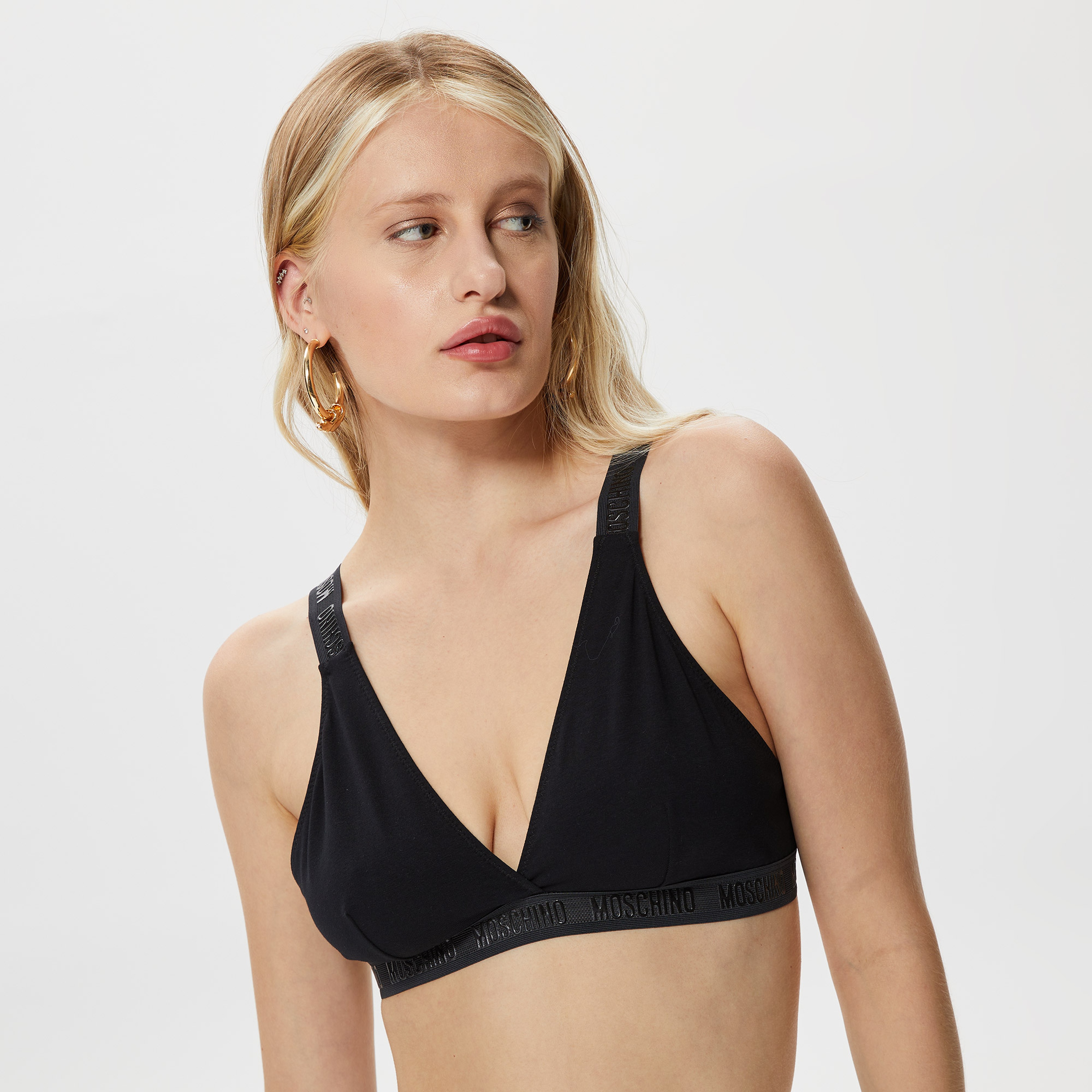 Moschino Kadın Siyah Bra