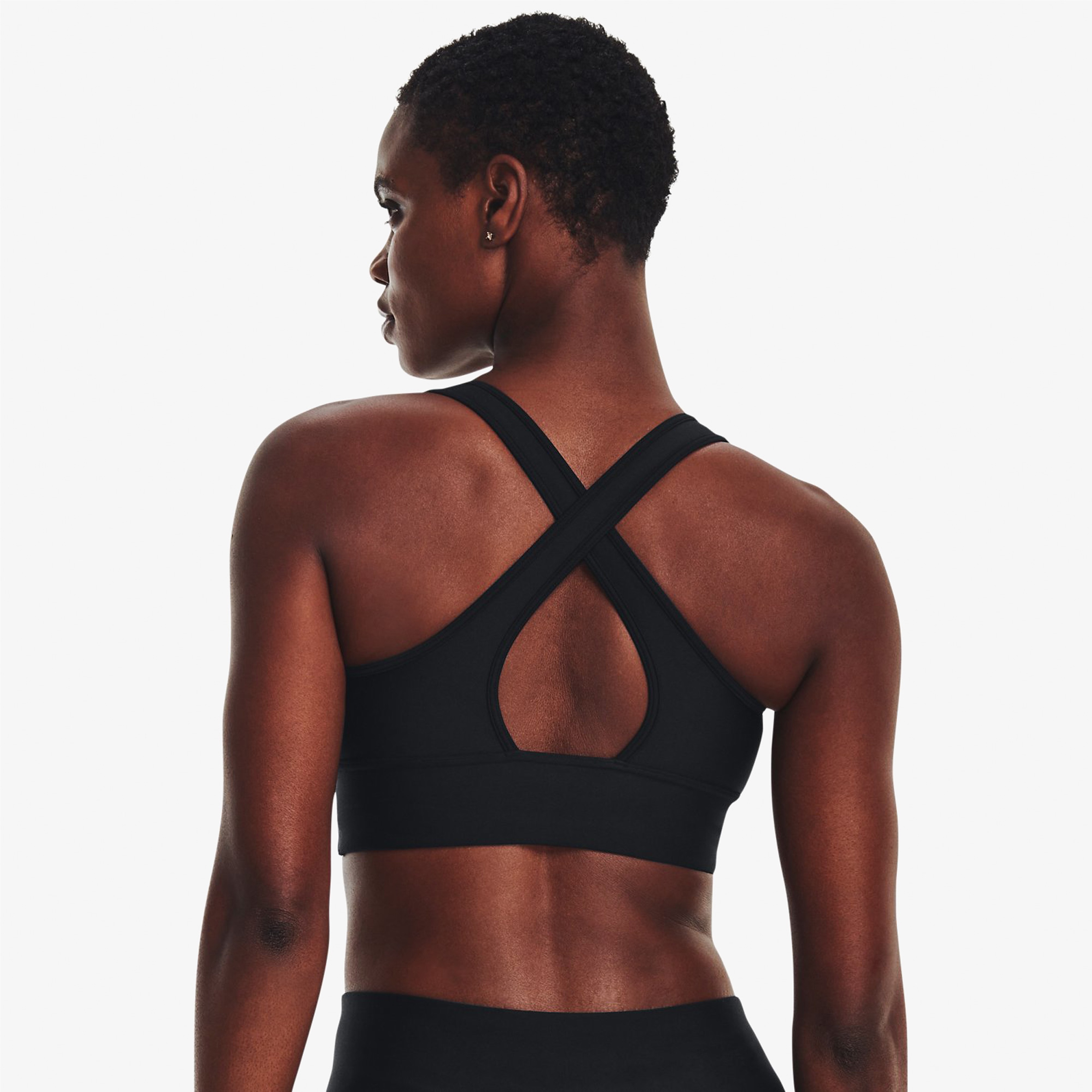 Under Armour Crossback Longline Kadın Siyah Bra