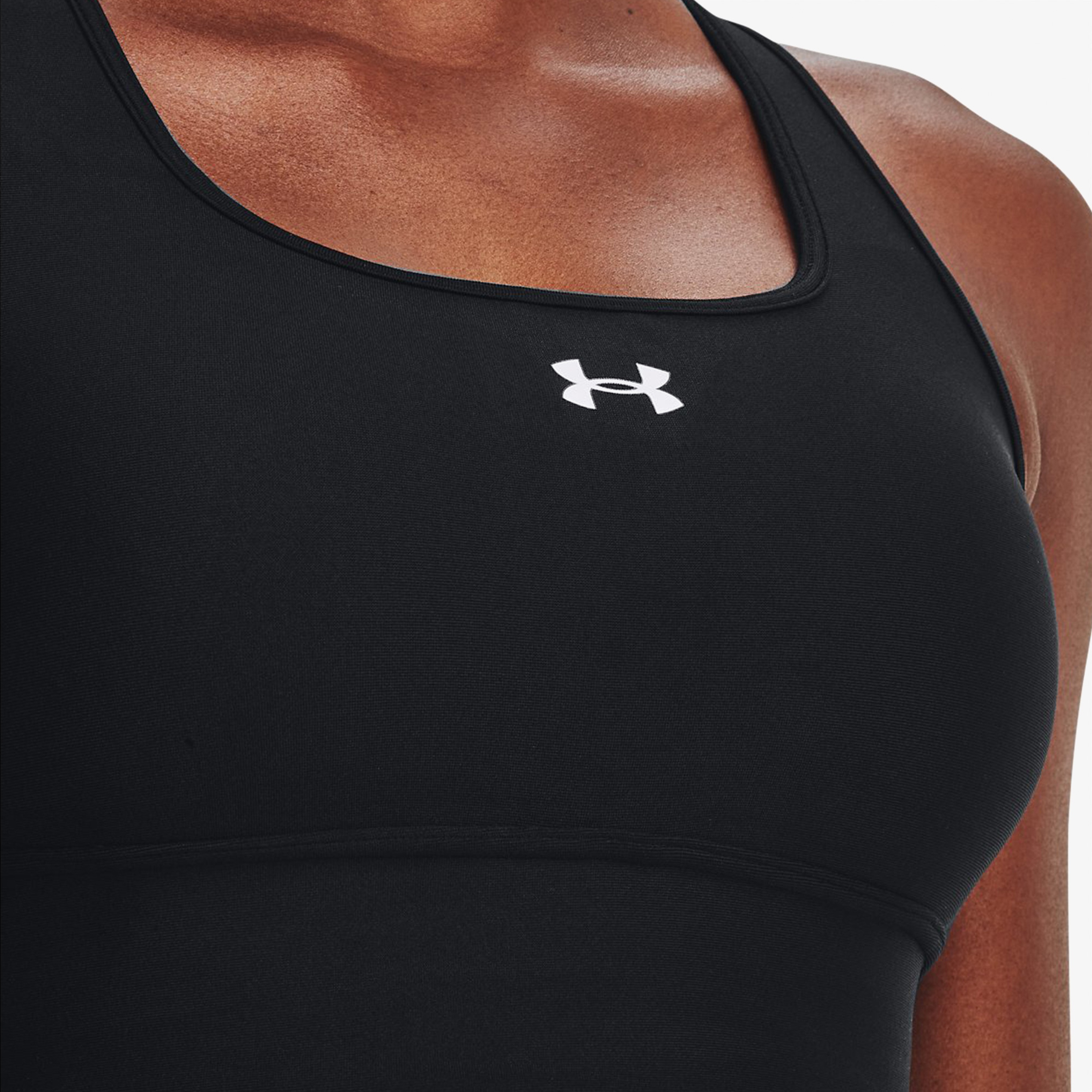 Under Armour Crossback Longline Kadın Siyah Bra