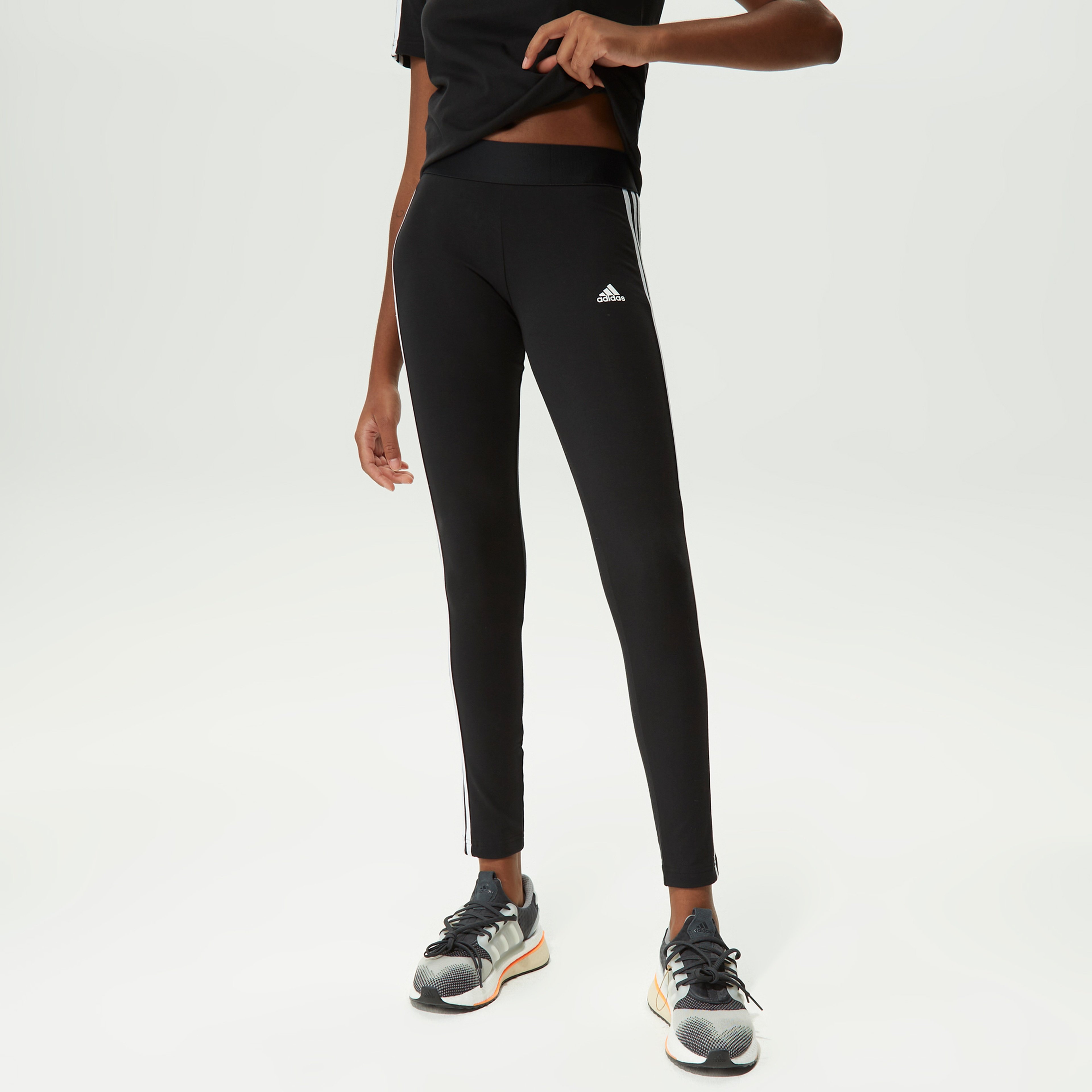 adidas 3 Stripes Leggings Essentials 3-Stripes Kadın Siyah Tayt