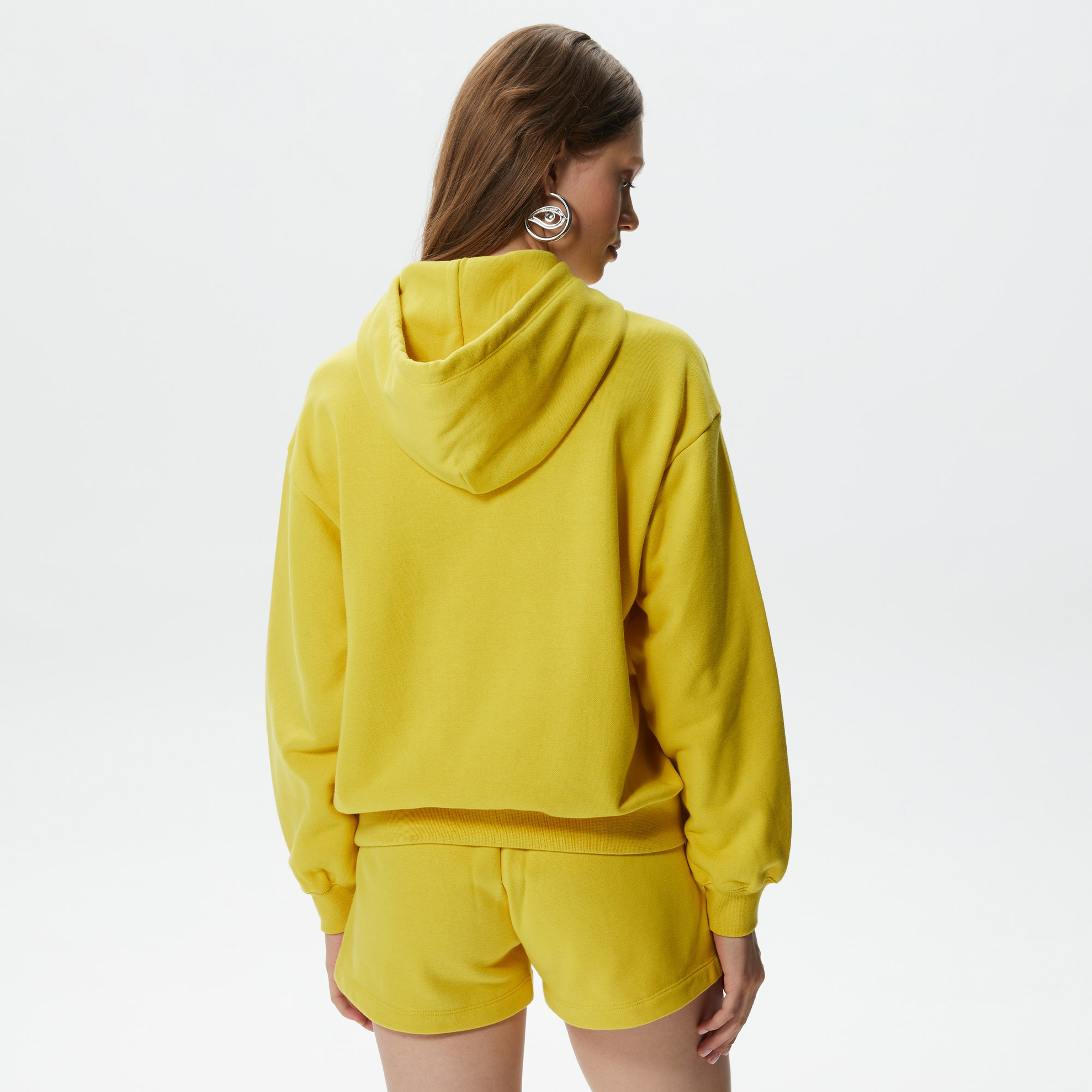 Champion Classic Kadın Sarı Hoodie