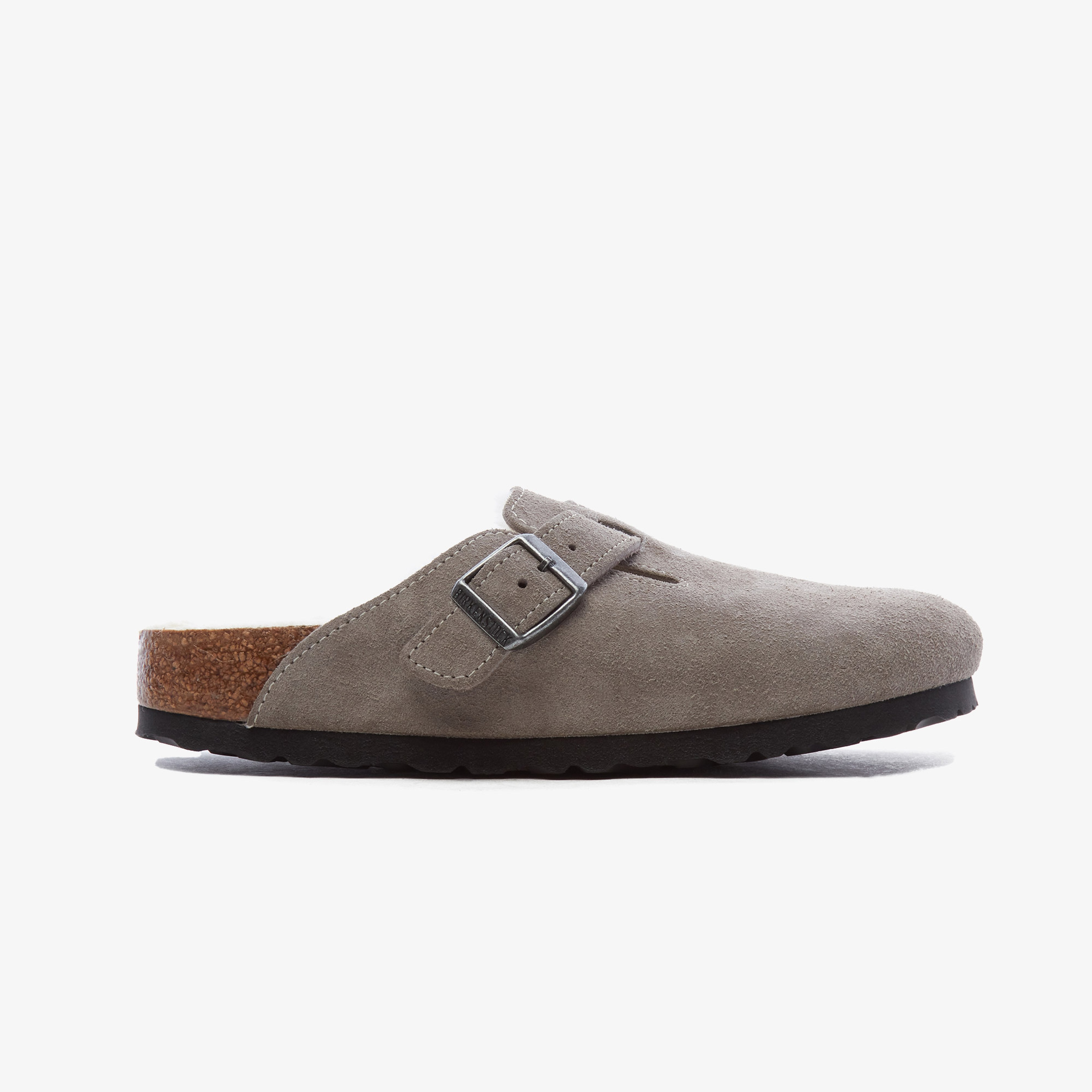 Birkenstock Shearling Unisex Gri Terlik