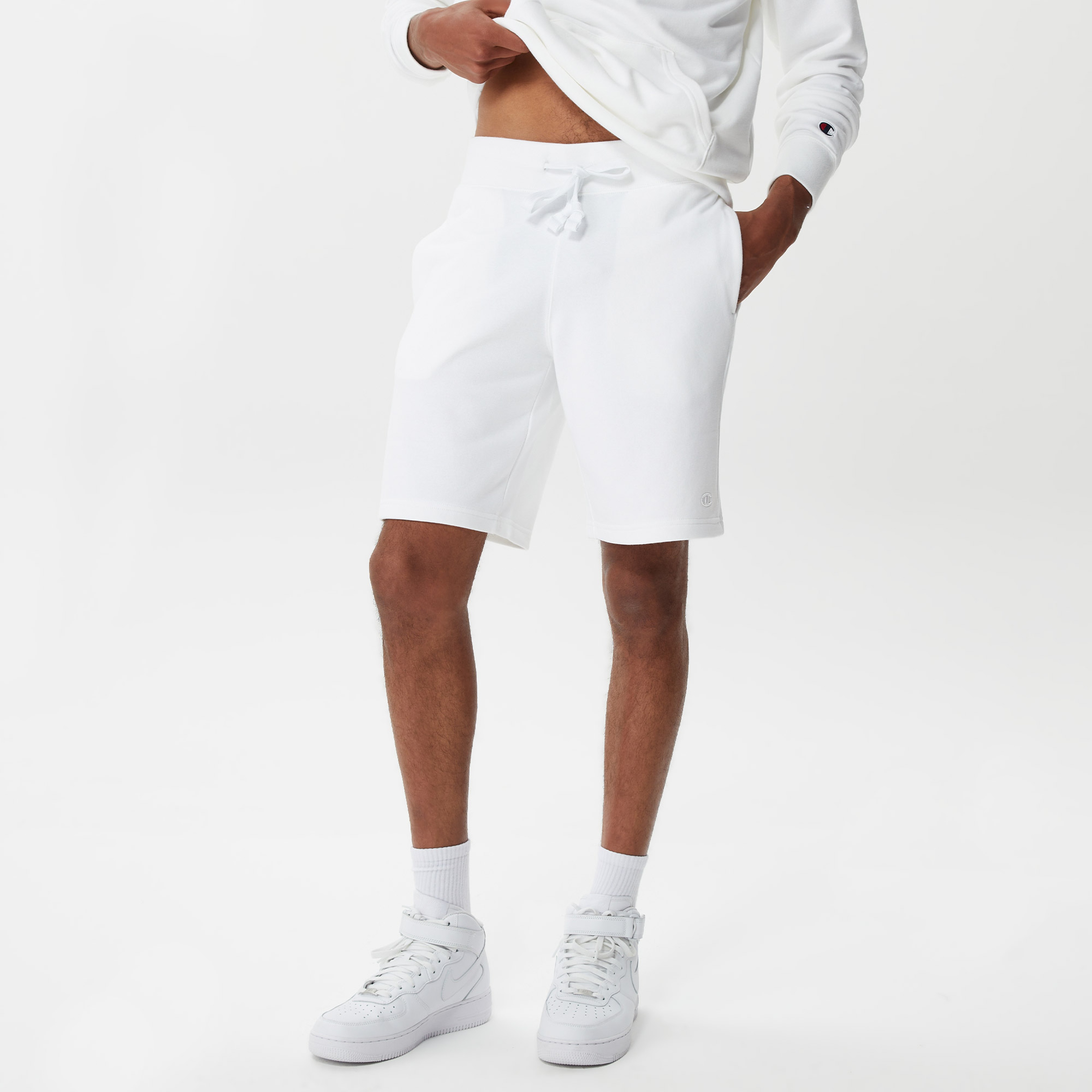 Champion Bermuda Erkek Beyaz Şort