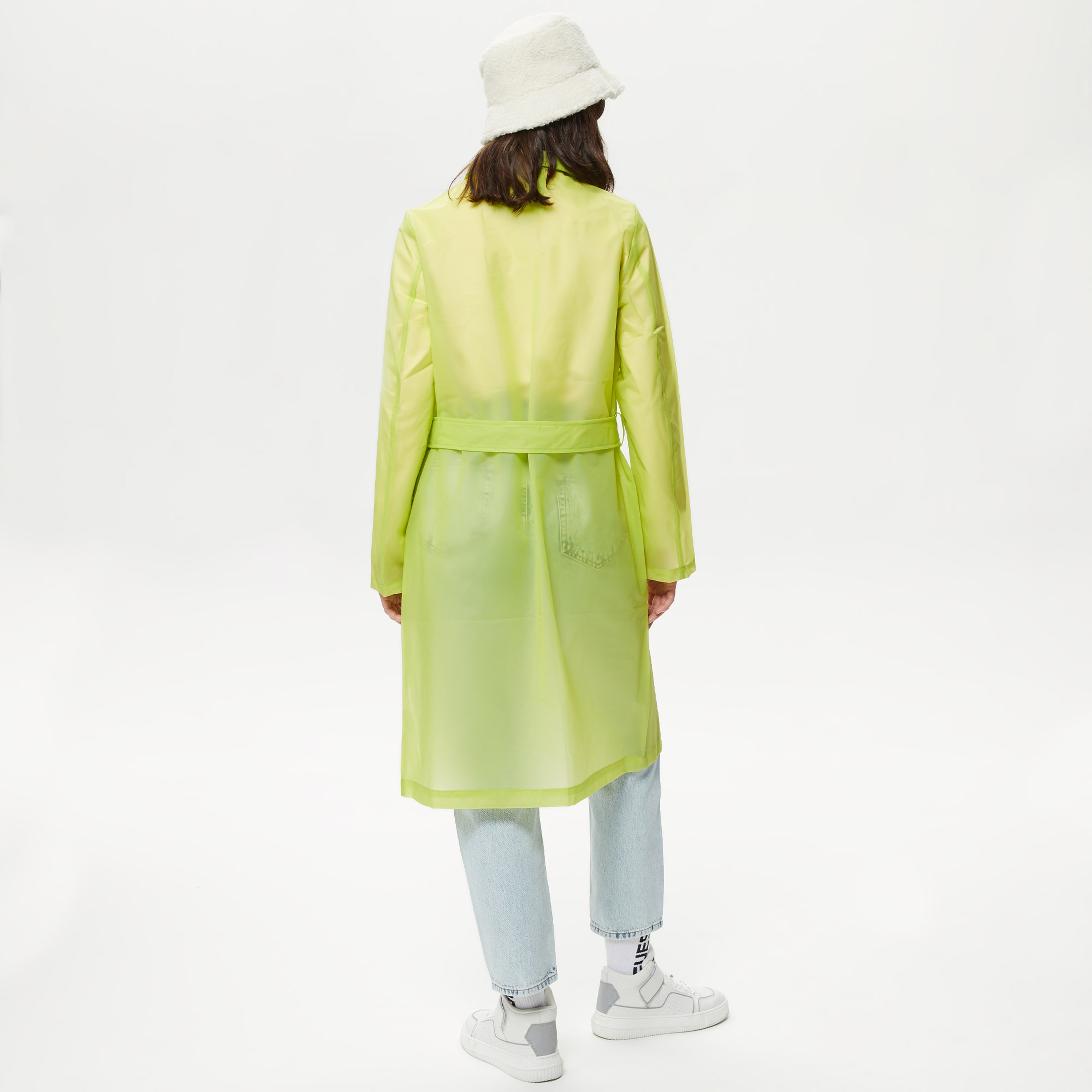 Only Onlacacie Rain Coat Kadın Yeşil Mont