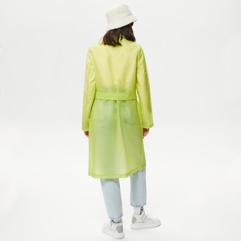 Only Onlacacie Rain Coat Kadın Yeşil Mont