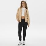 Karl Kani Signature Velvet Logo Wide Leg Erkek Bej Sweatshirt