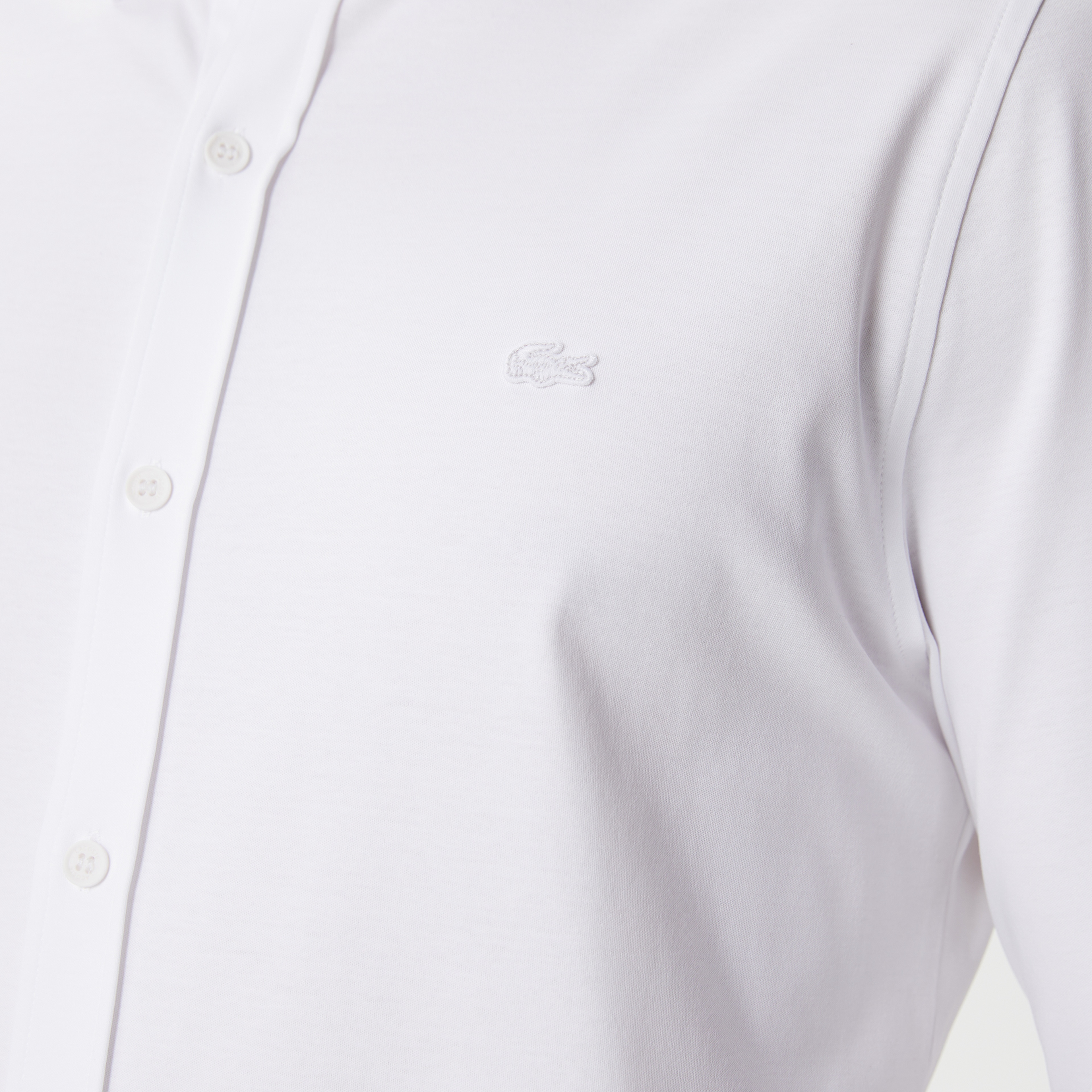 Erkek Slim Fit Beyaz Gömlek