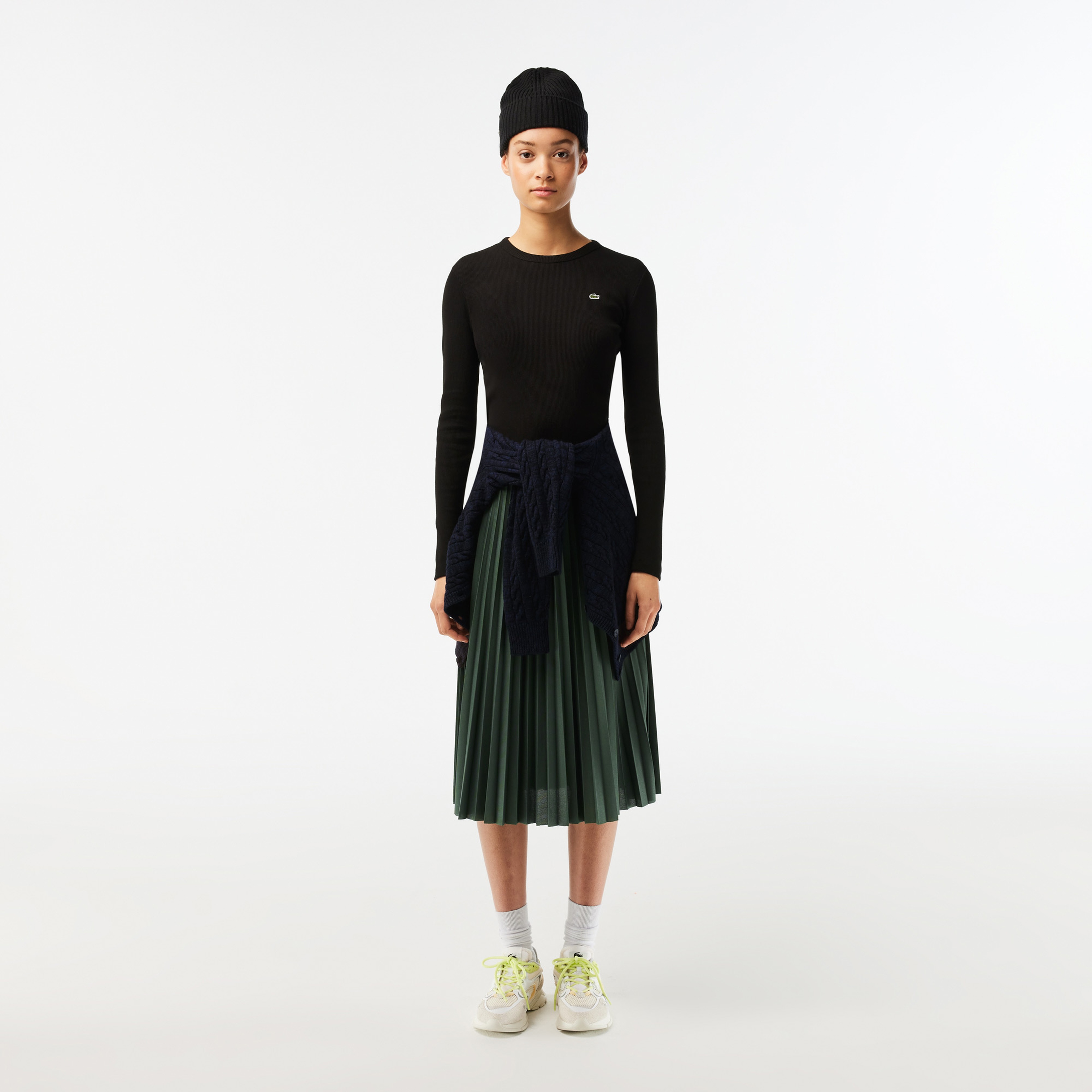 Kadın Loose Fit Yeşil Etek