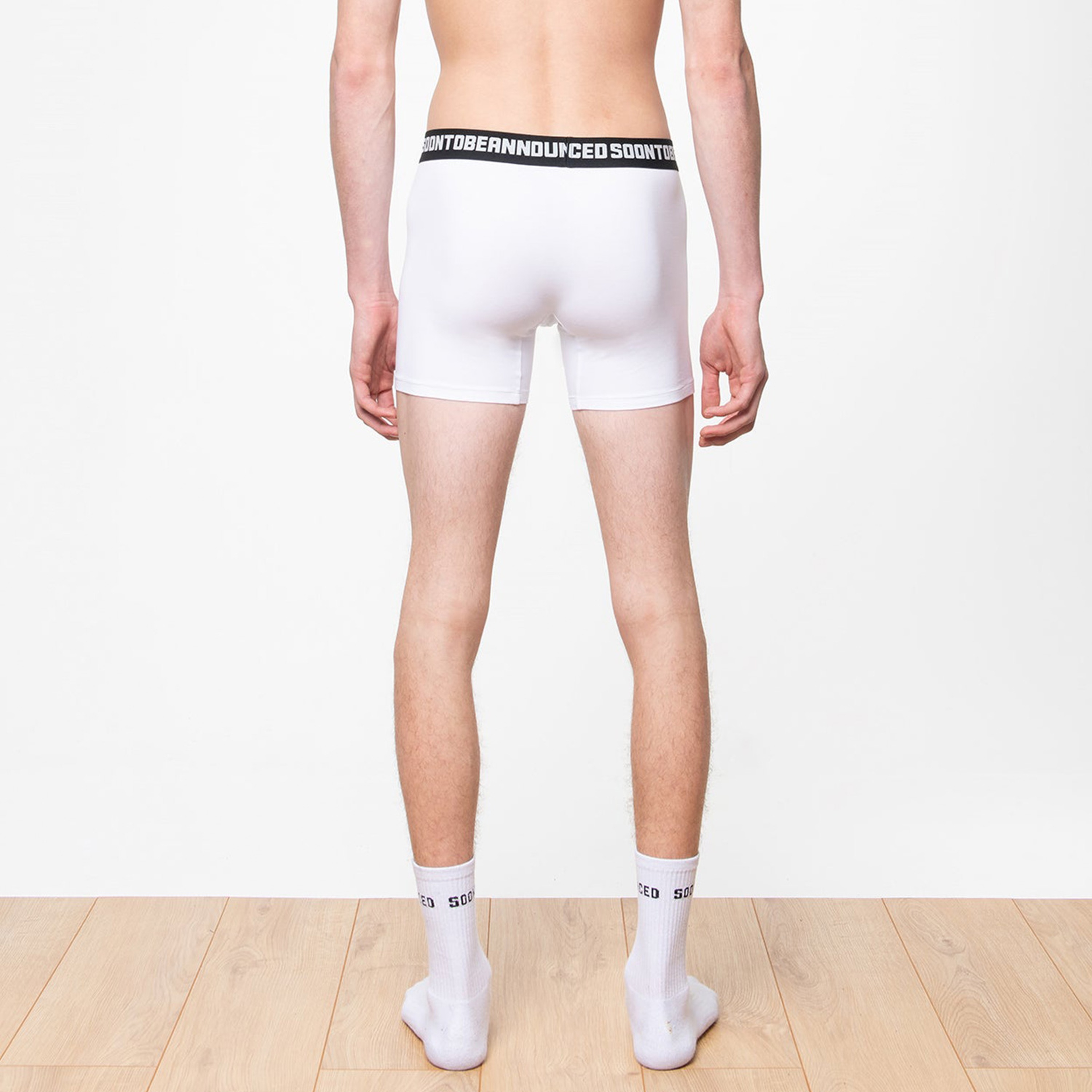 Soon To Be Announced Essentials Erkek Beyaz Boxer