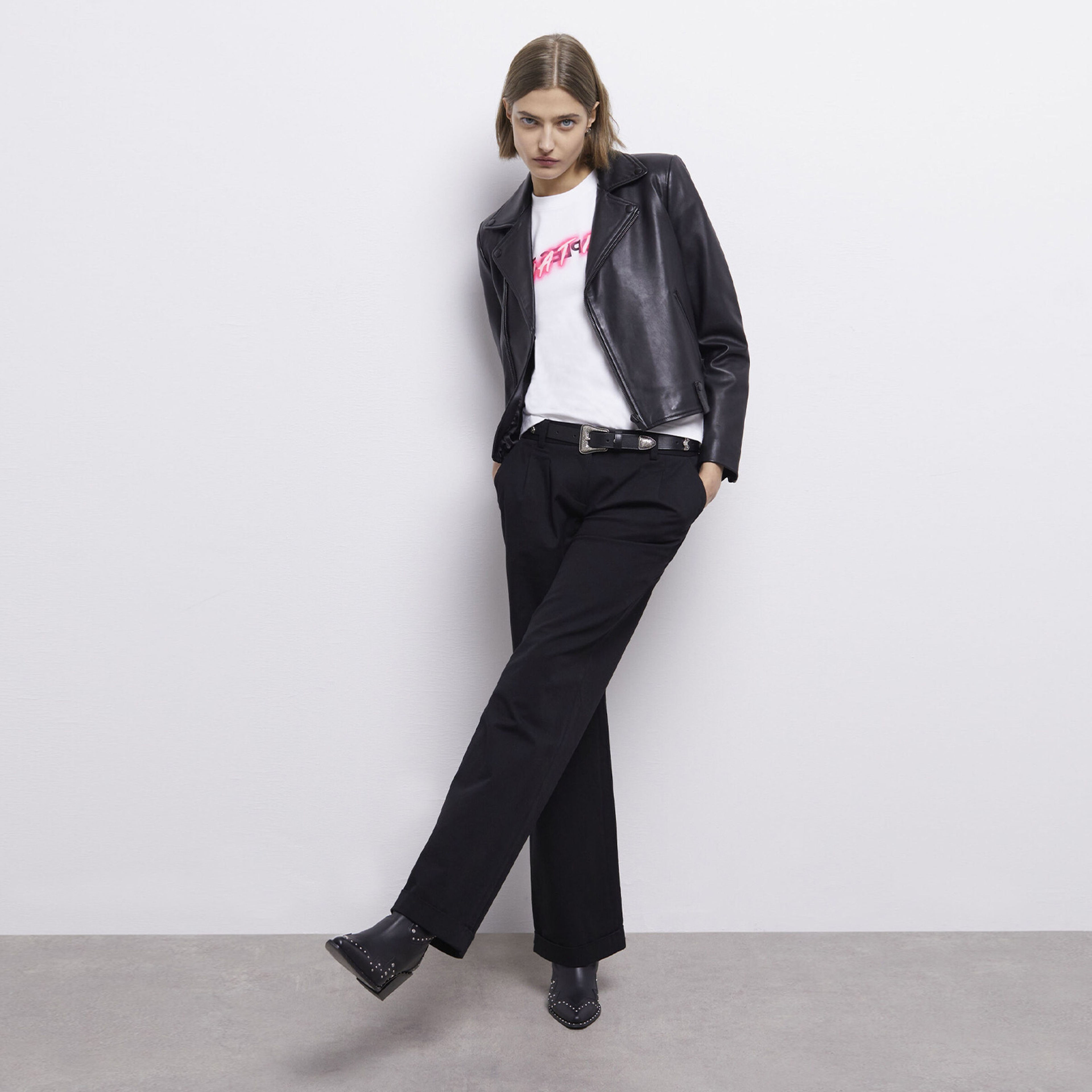 KADIN SİYAH WIDE LEG PANTOLON