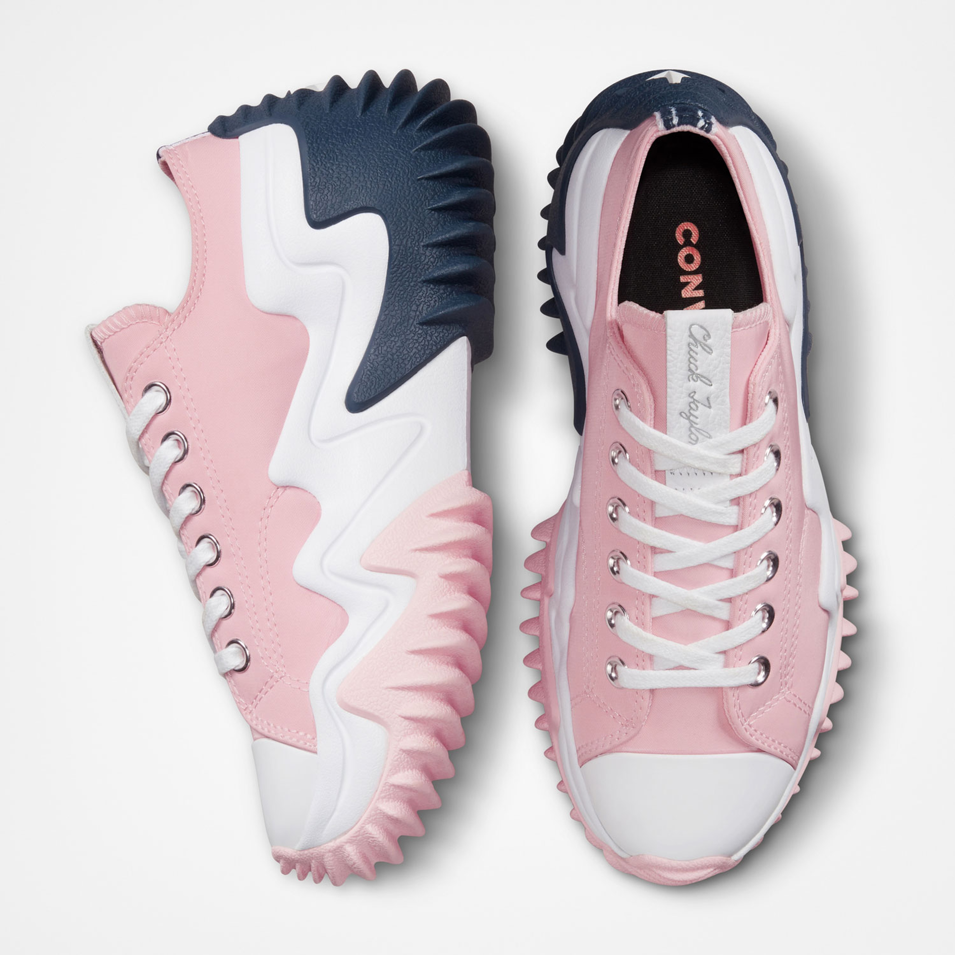 Converse Run Star Motion CX Platform Çocuk Pembe/Mavi