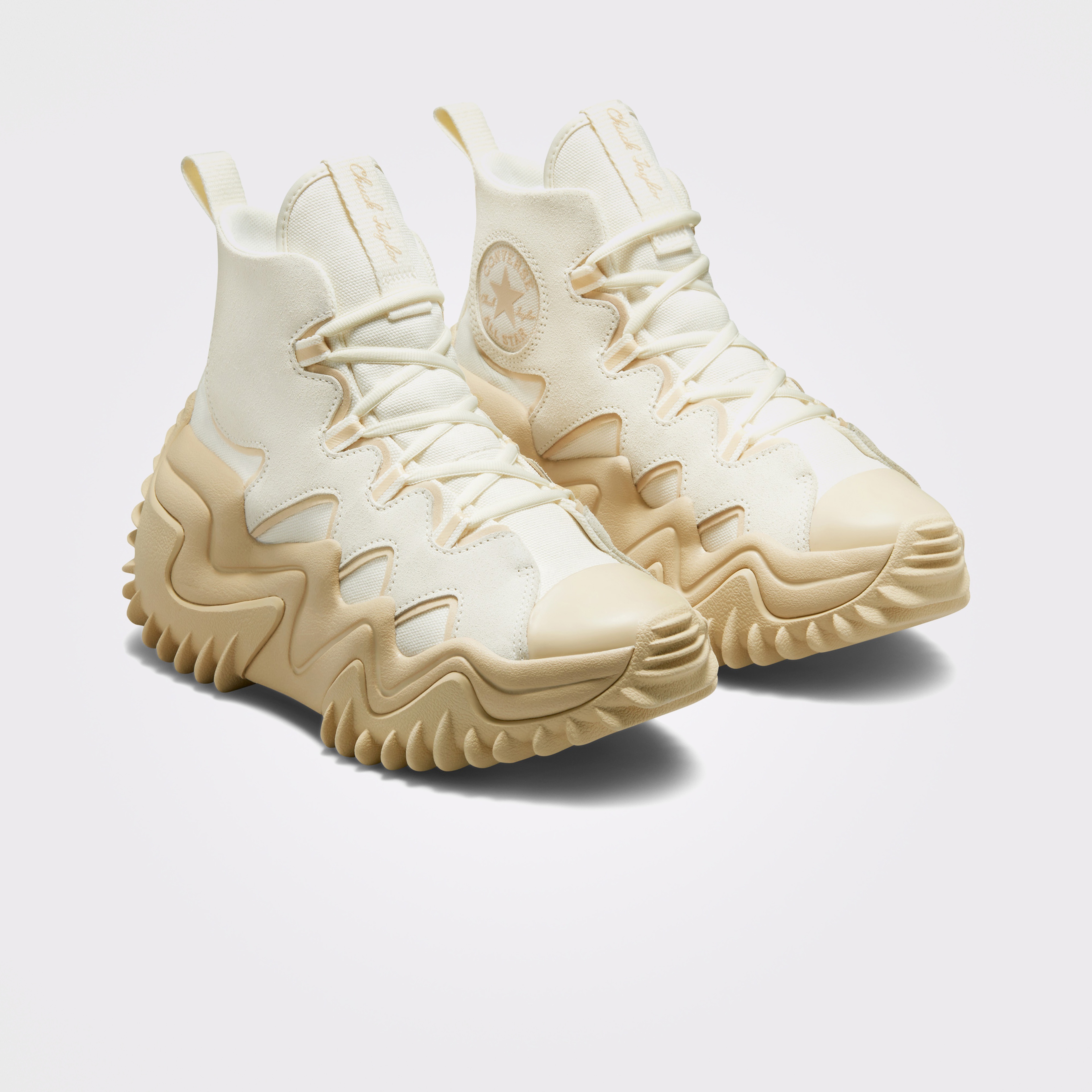 Converse Run Star Motion Cx Platform Summer Utility Kadın Krem Sneaker