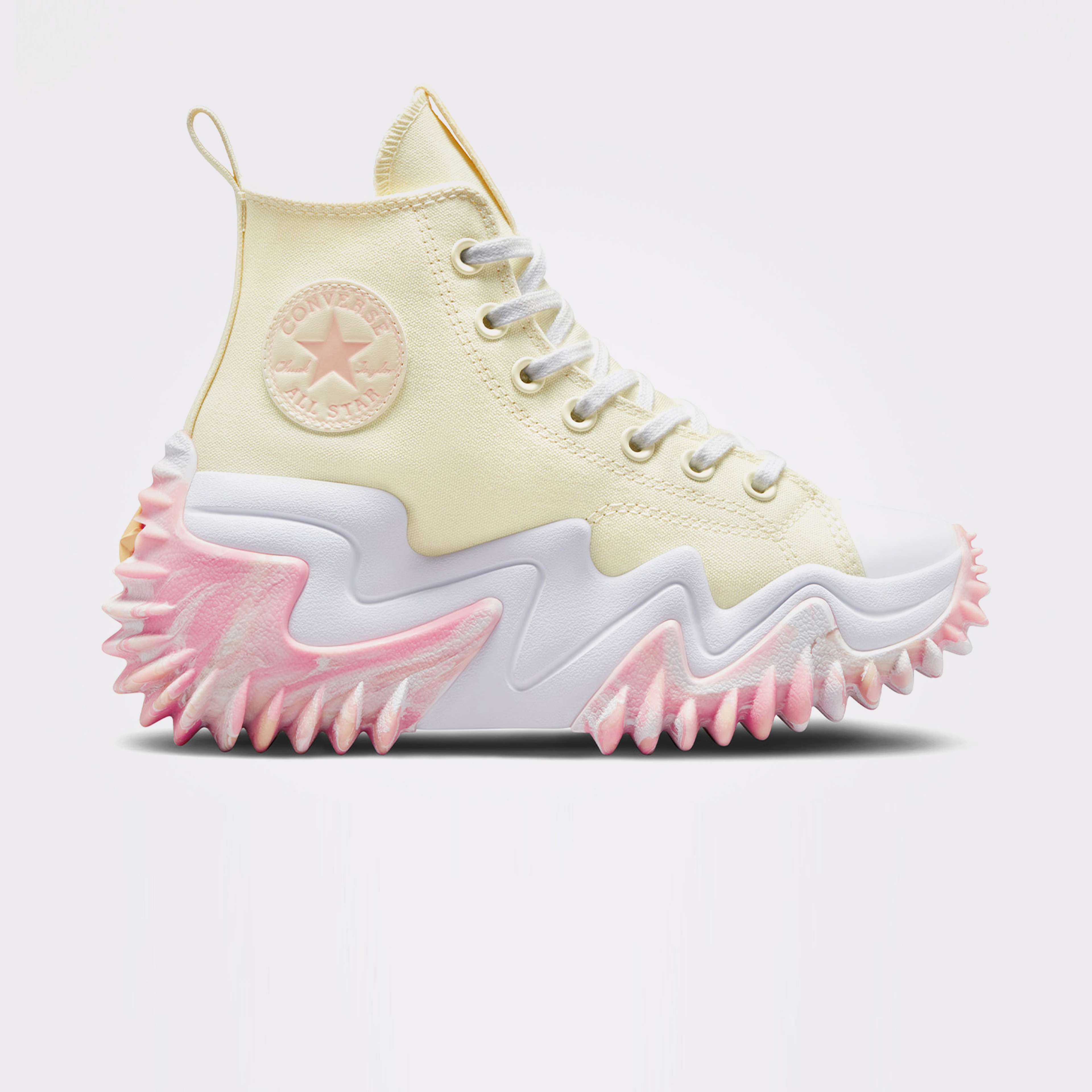 Converse Run Star Motion Cx Platform Marbled Kadın Sarı Sneaker