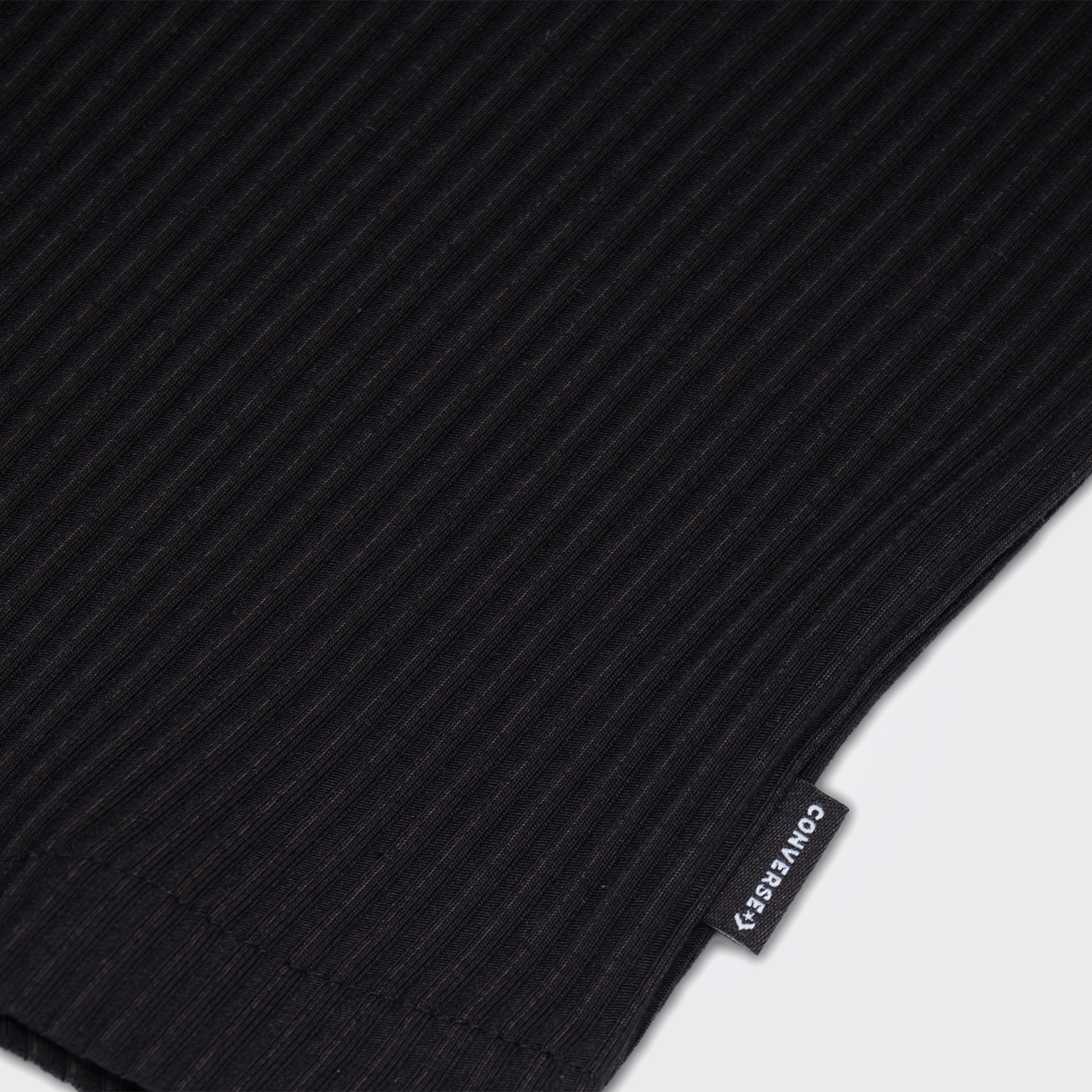 Converse Slim Fit Kadın Siyah Polo