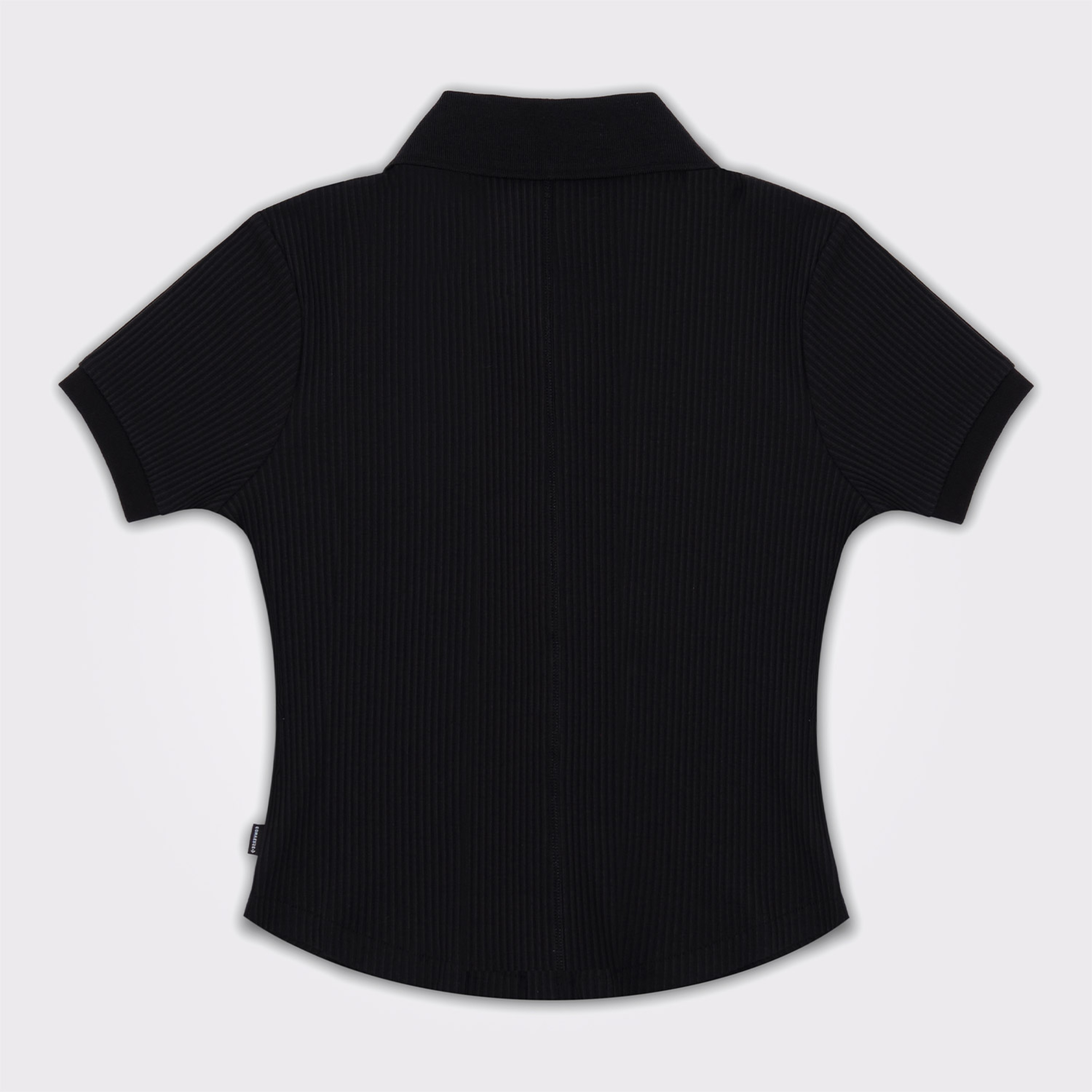 Converse Slim Fit Kadın Siyah Polo