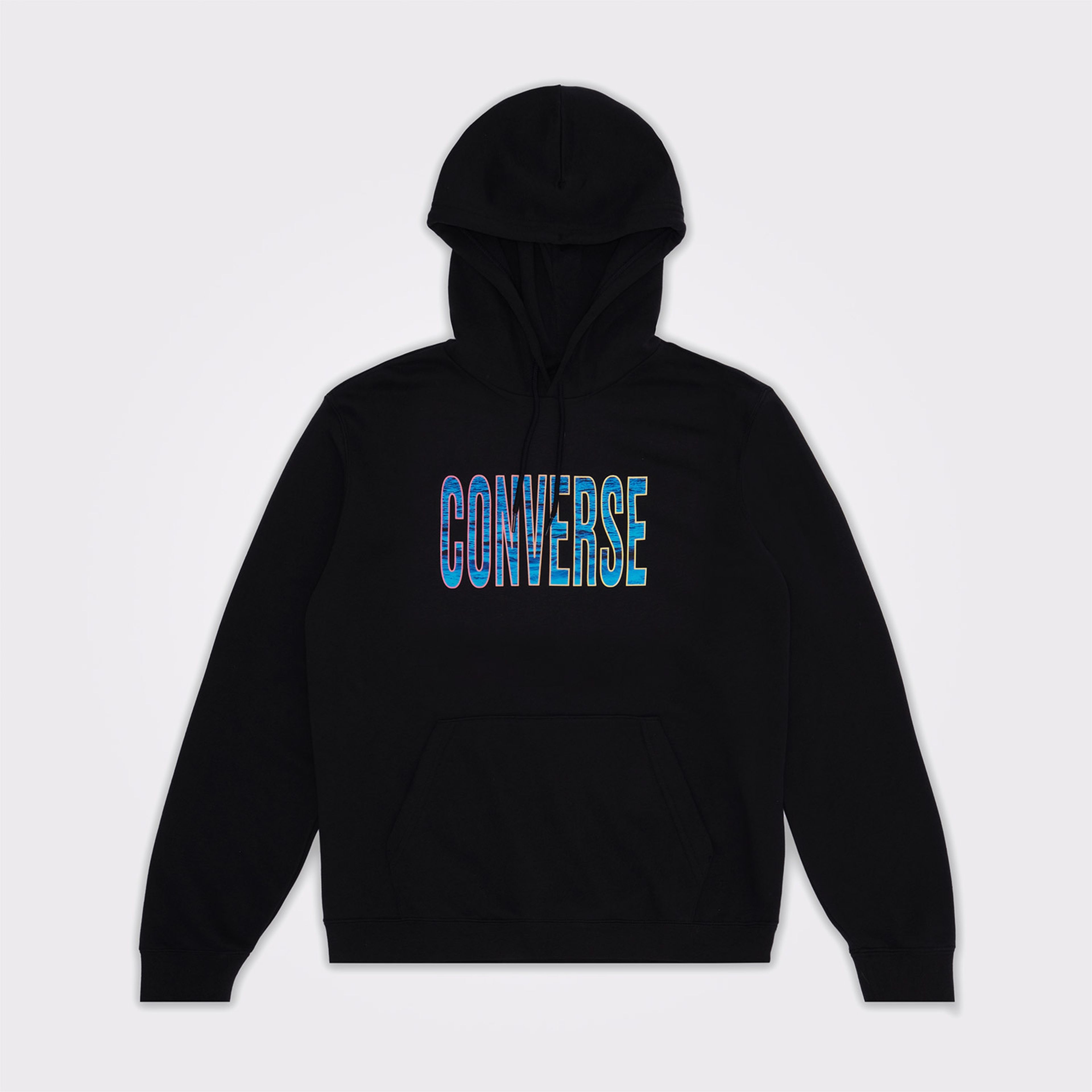 Converse Ocean Fill French Terry Pullover Erkek Siyah Hoodie