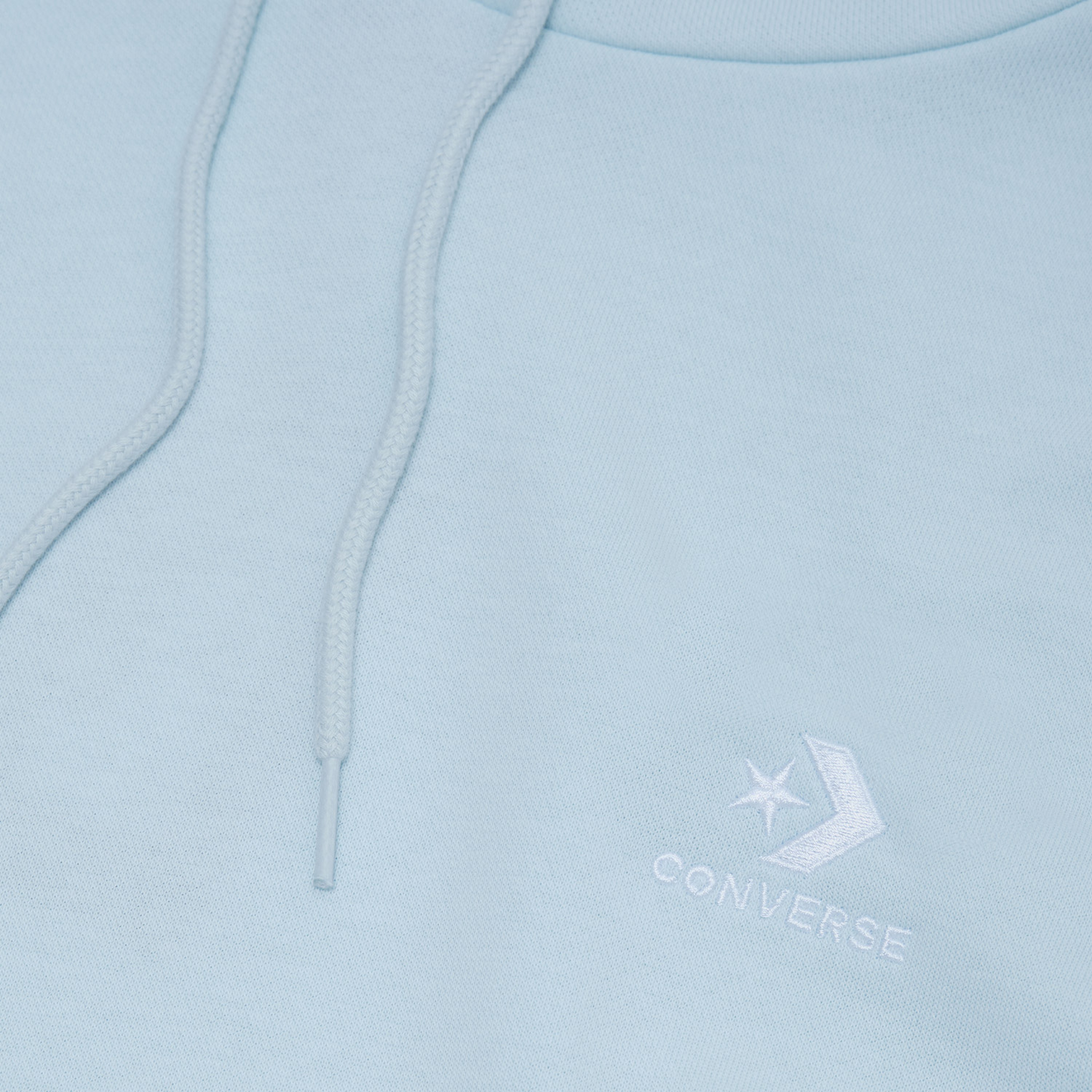 Converse Go-To Embroidered Star Chevron French Terry Unisex Mavi Hoodie