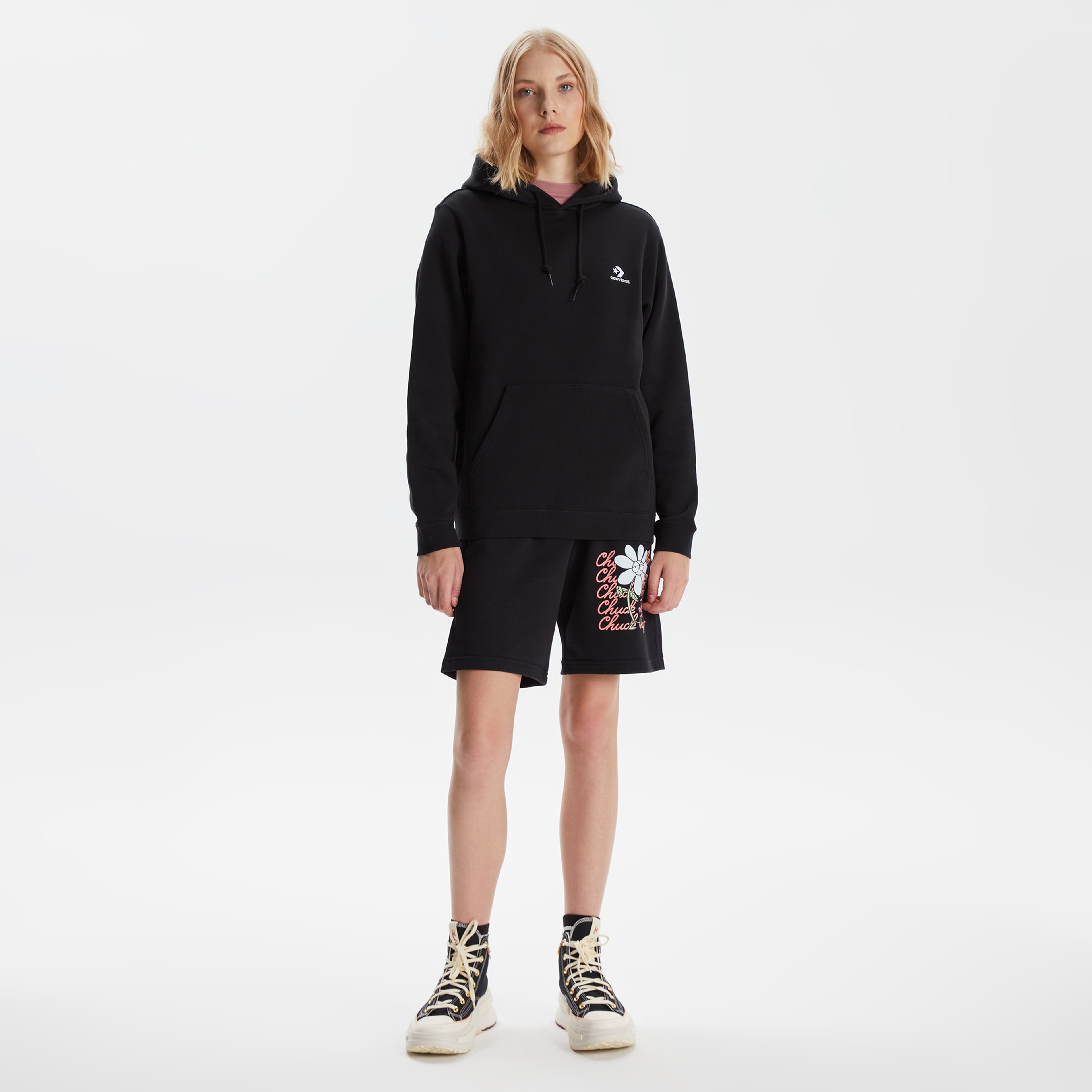 Converse Go-To Grow Together French Terry Unisex Siyah Şort