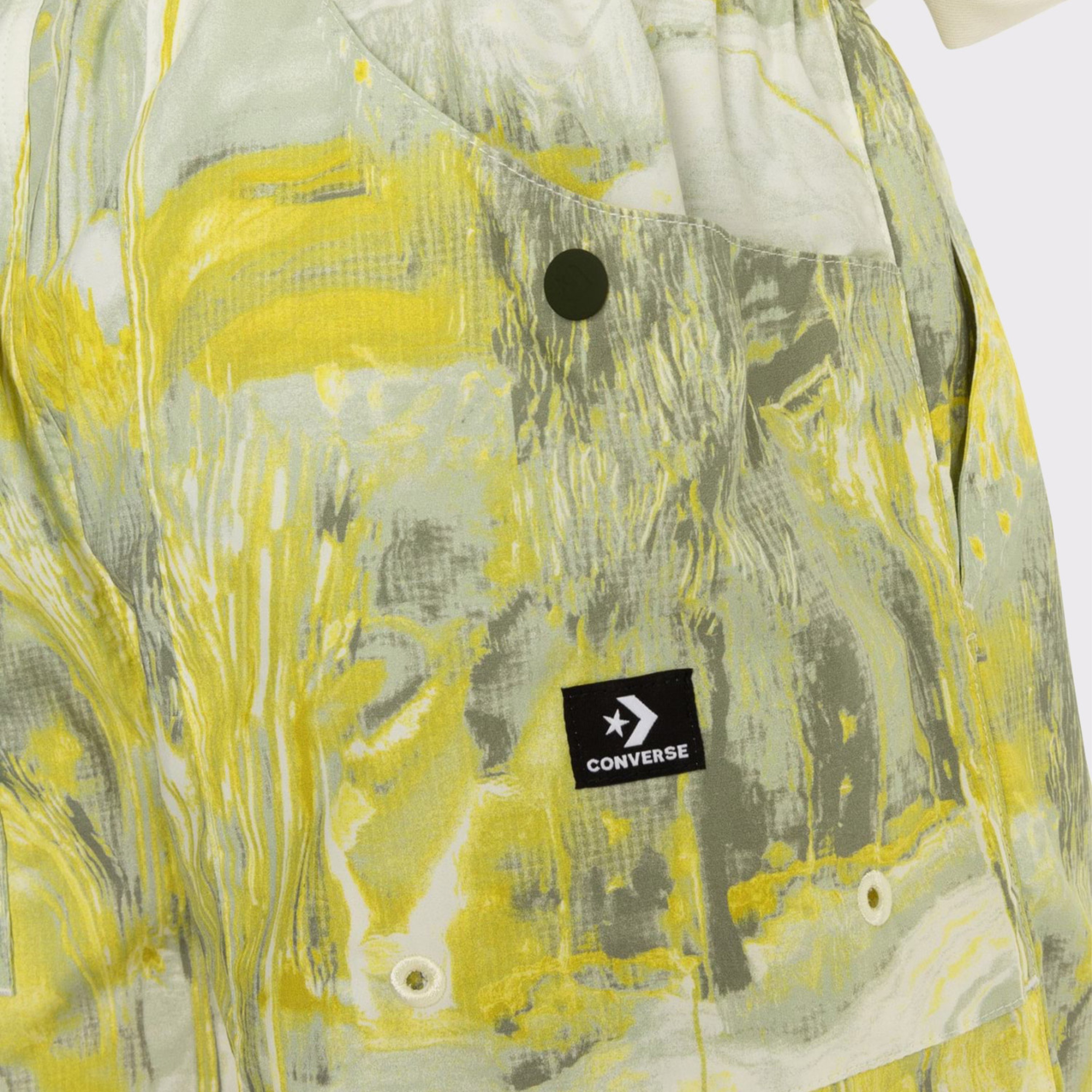 Converse Marble Print Utility Erkek Krem Şort