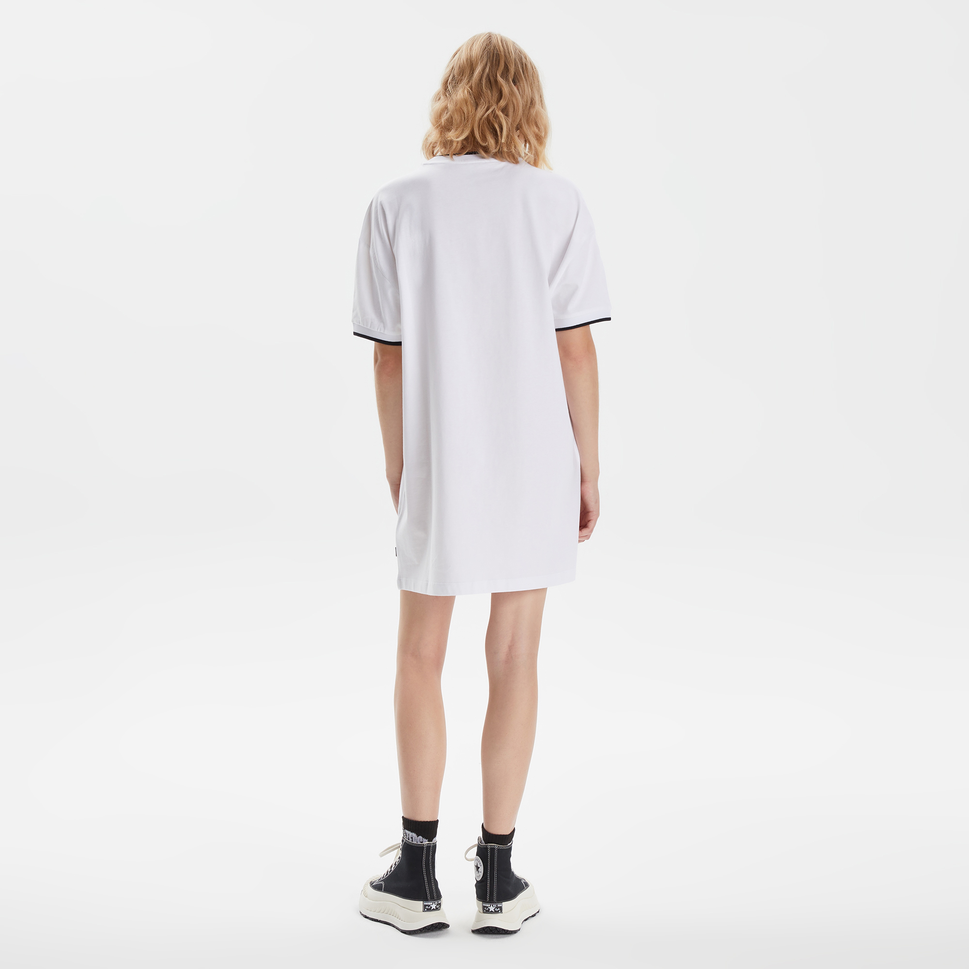 Converse Wordmark Kadın Beyaz Kadın Elbise