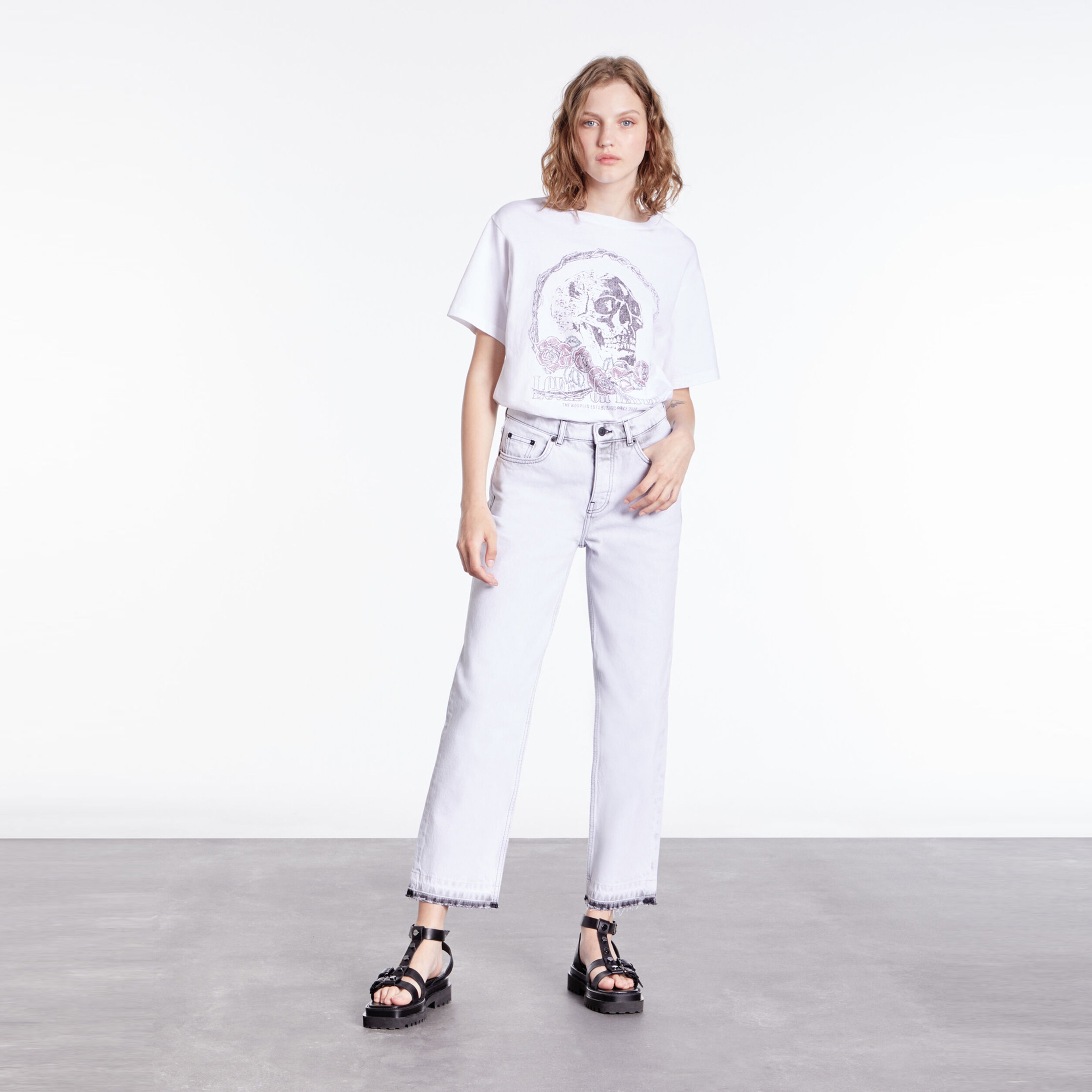 KADIN STRAIGHT FIT BEYAZ PANTOLON