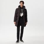 Erkek Kapüşonlu Kapitone Siyah Mont