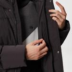 Erkek Kapüşonlu Kapitone Siyah Mont