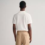 GANT Erkek Beyaz Regular Fit Polo