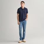 GANT Erkek Lacivert Regular Fit Polo